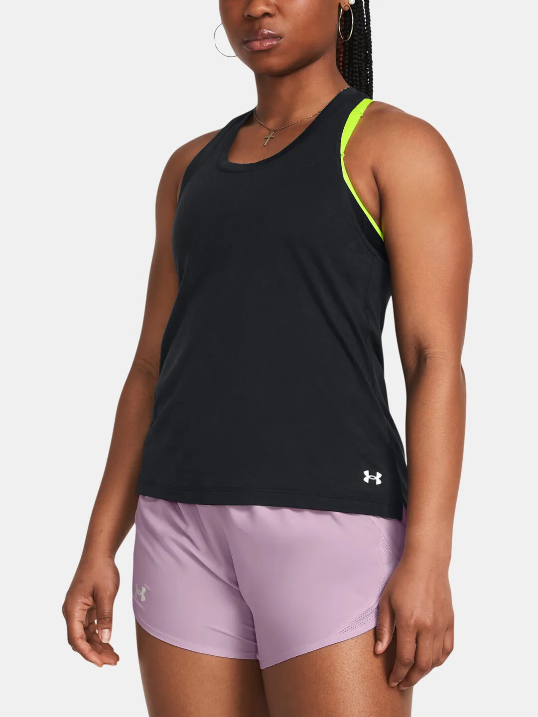 Women's tank top Under Armour Launch Splatter Singlet