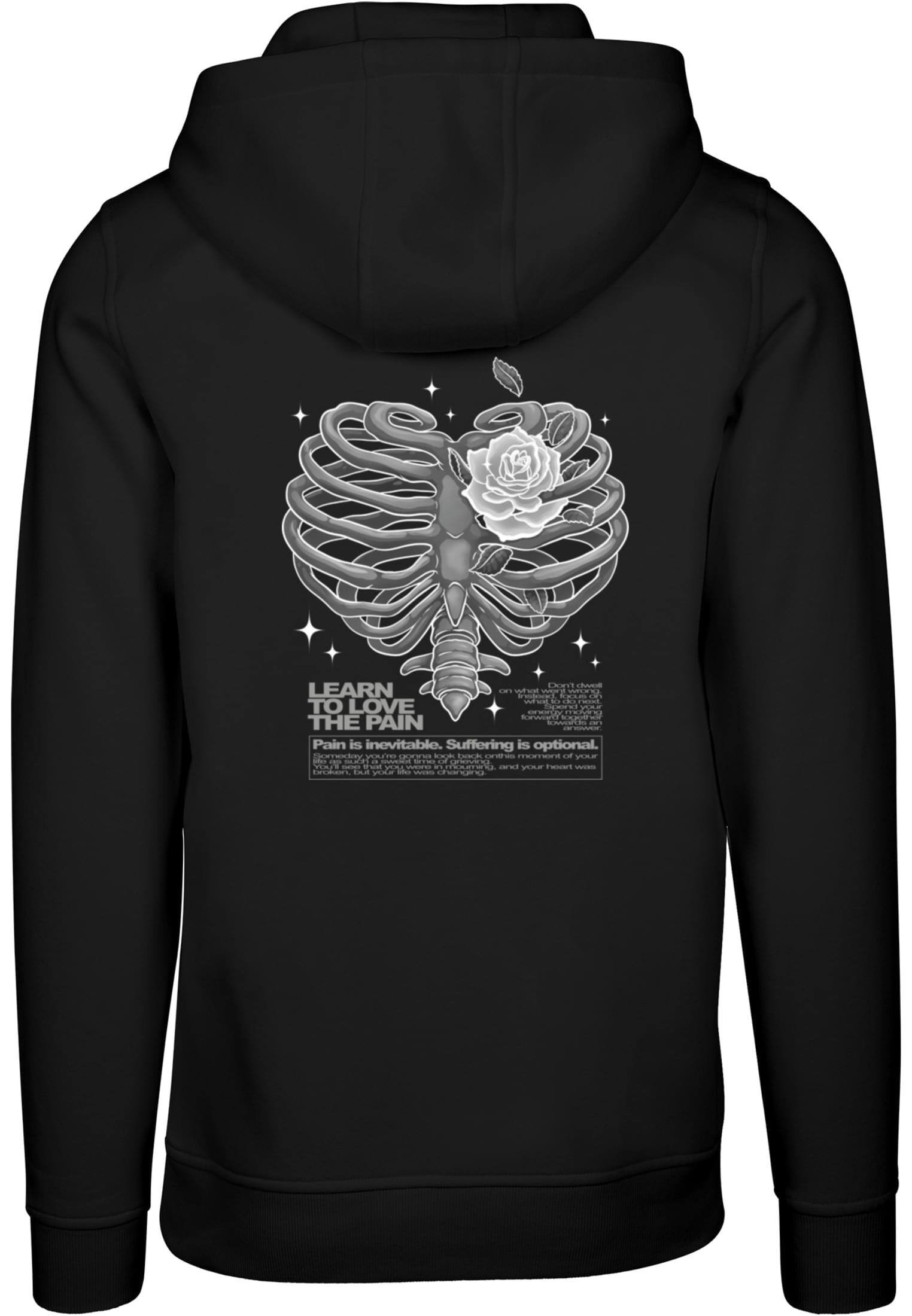 Men&#039;s Heart Cage Hoody black