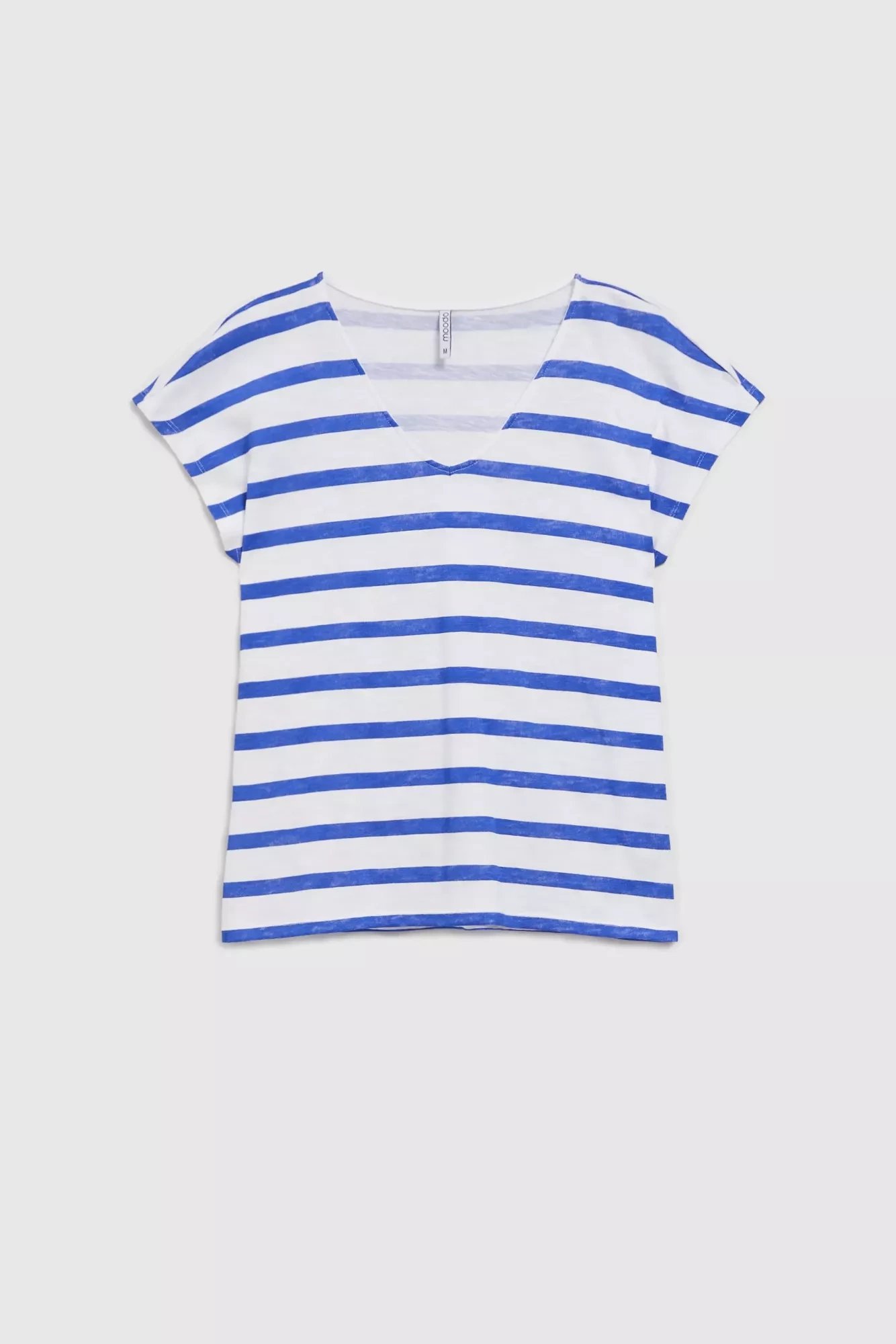 Women's T-shirt MOODO - white/blue