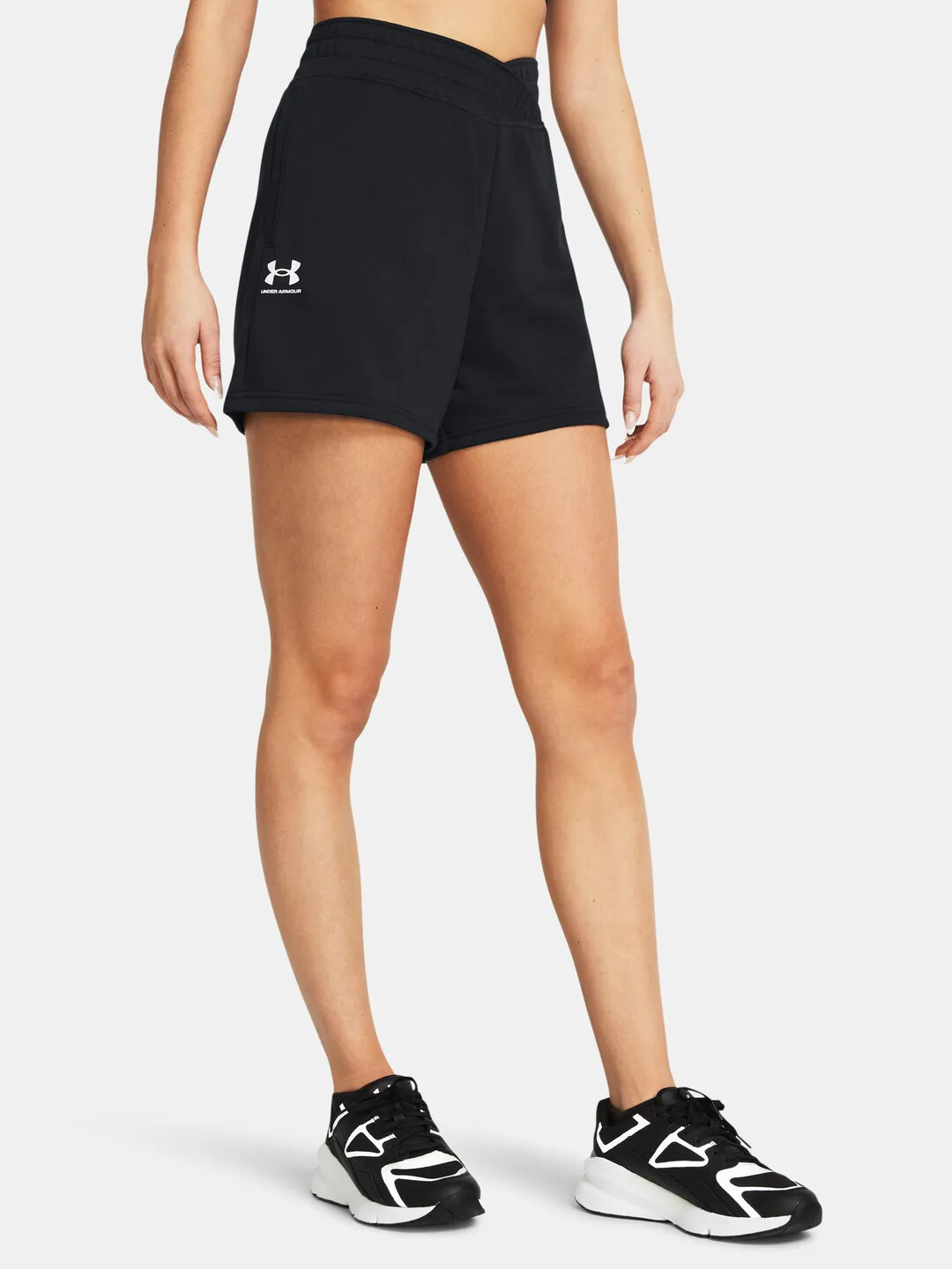 Černé sportovní kraťasy Under Armour UA Rival Terry Short