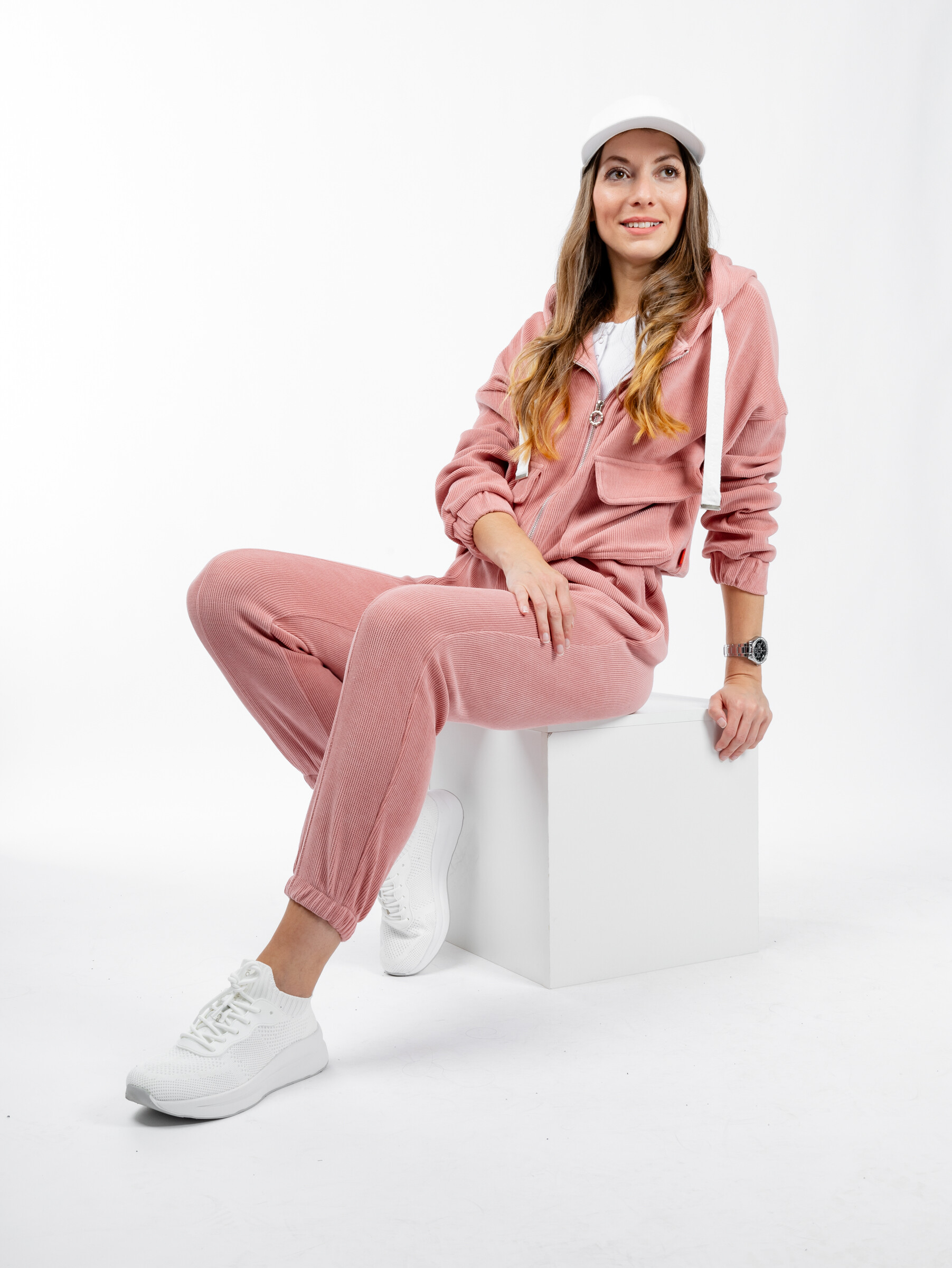Women&#039;s tracksuit GLANO - pink