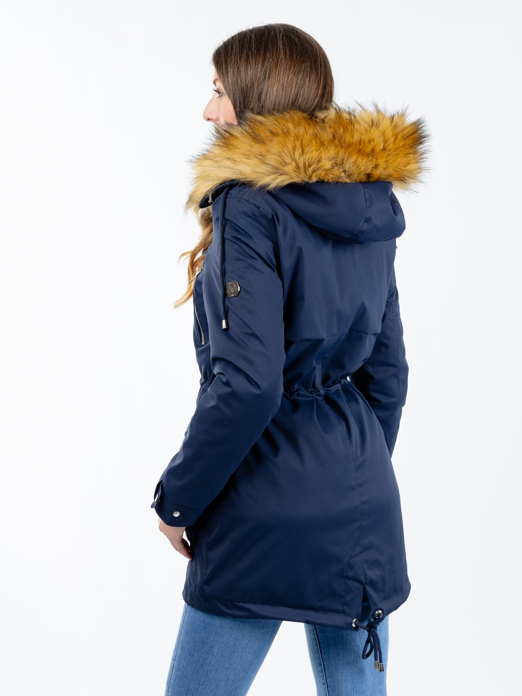 Women's parka GLANO - dark blue