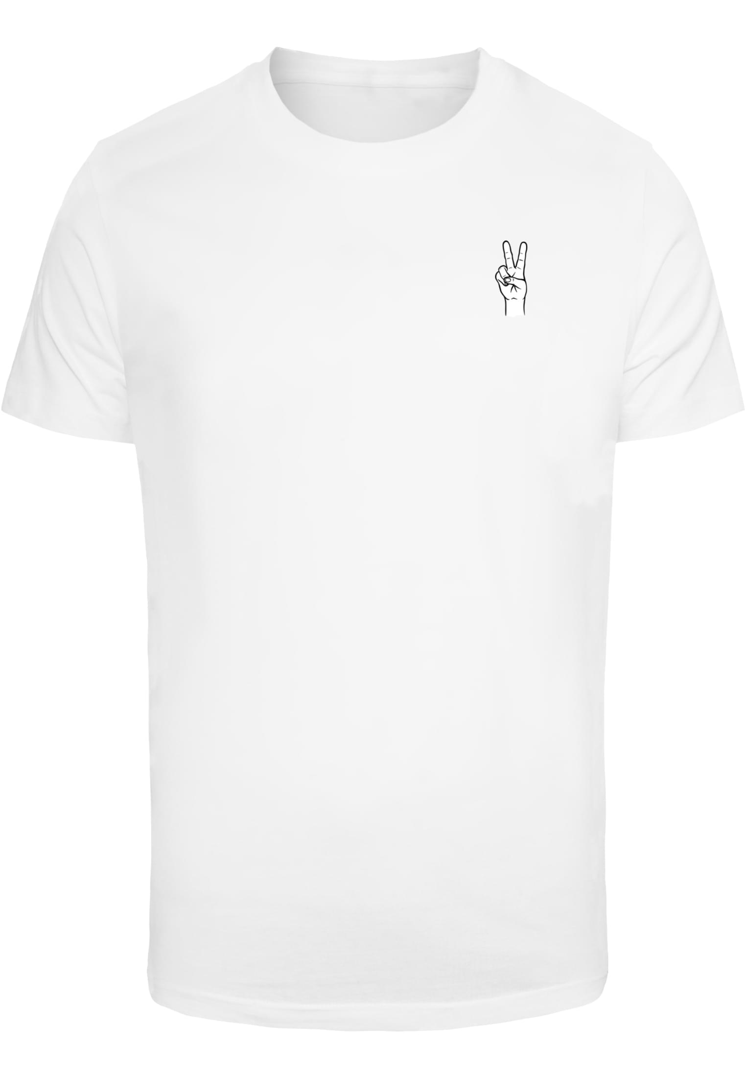 Men's T-shirt Peace Hand - White