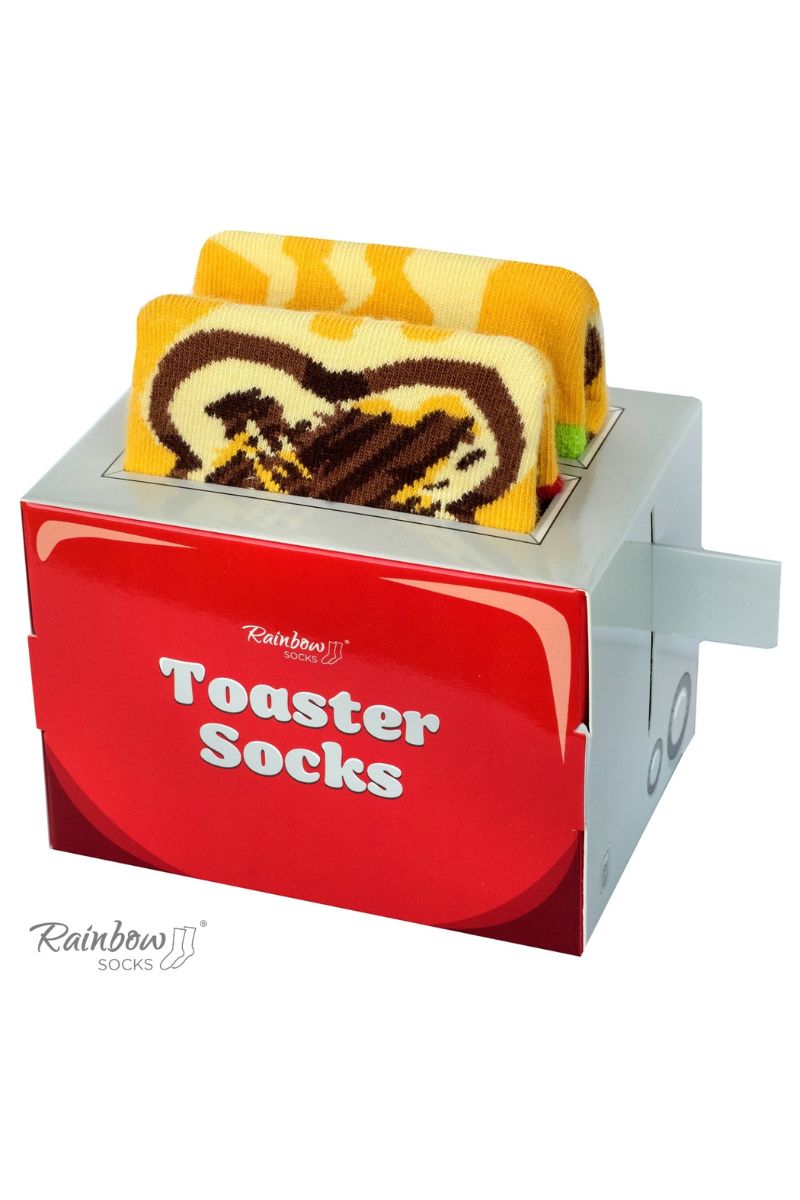 ZOOKSY/RAINBOW SOCKS Ponožky TOASTER Rainbow Socks 1 Pár