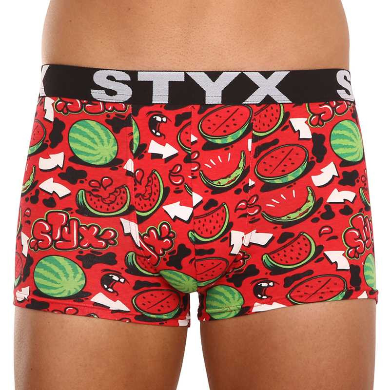 Men's Boxers Styx Art Sports Rubber Melons