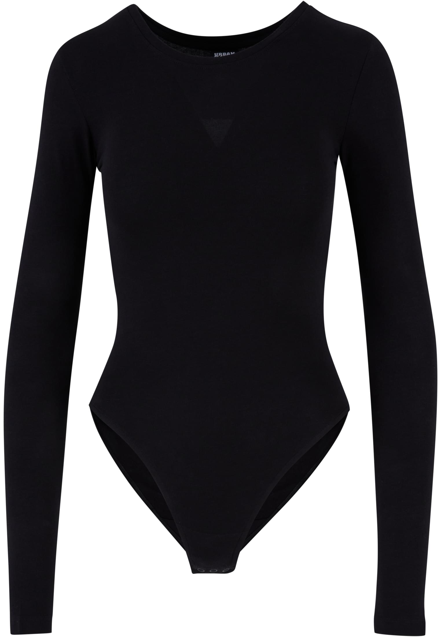 Women's Jersey Long Sleeve Bodysuit - Black
