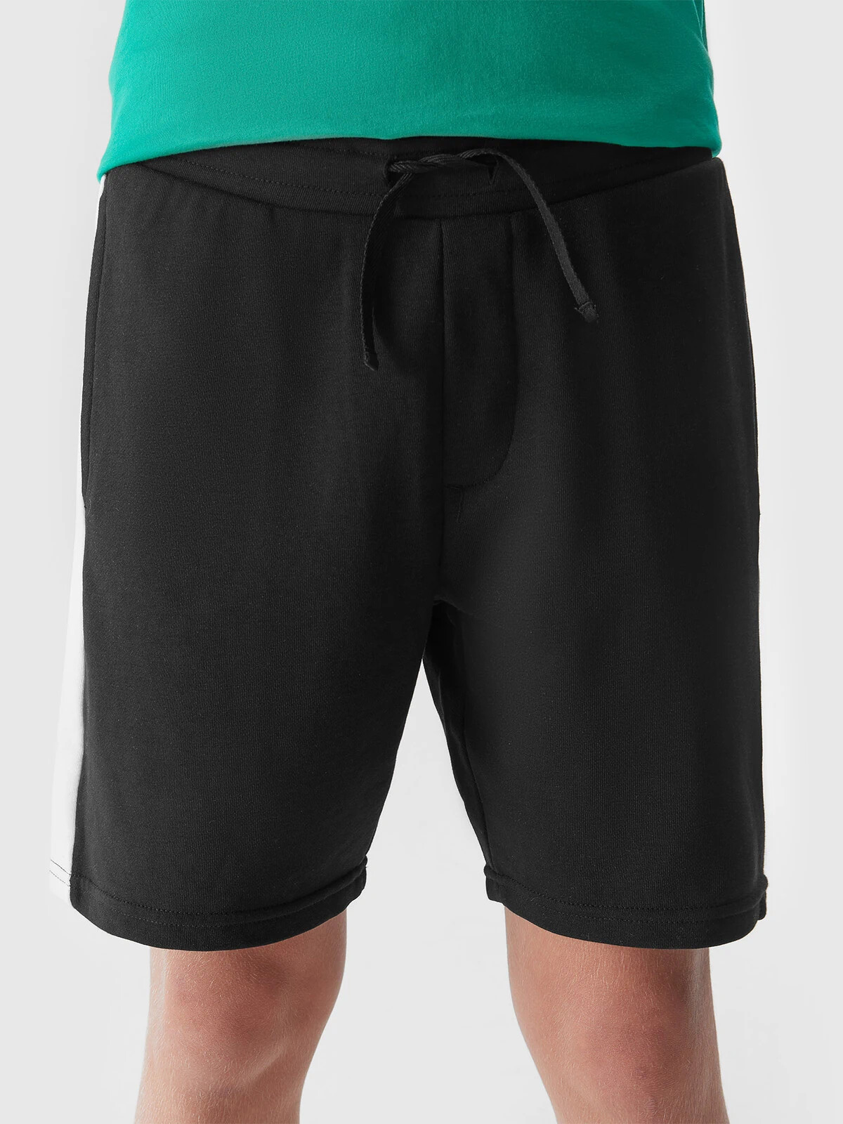 4F Boys&#039; Tracksuit Shorts - Deep Black