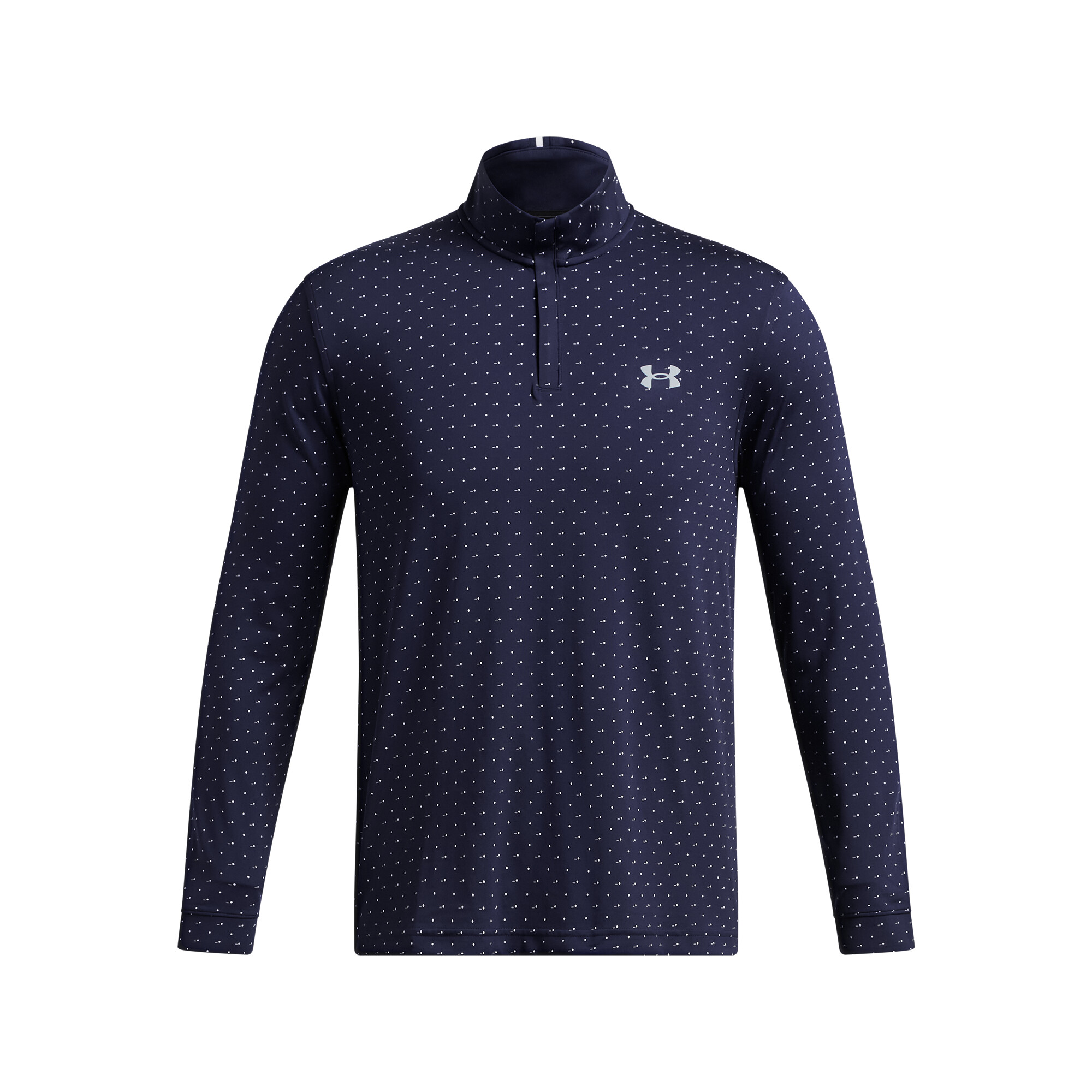 UA Playoff Printed 1/4 Zip-BLU