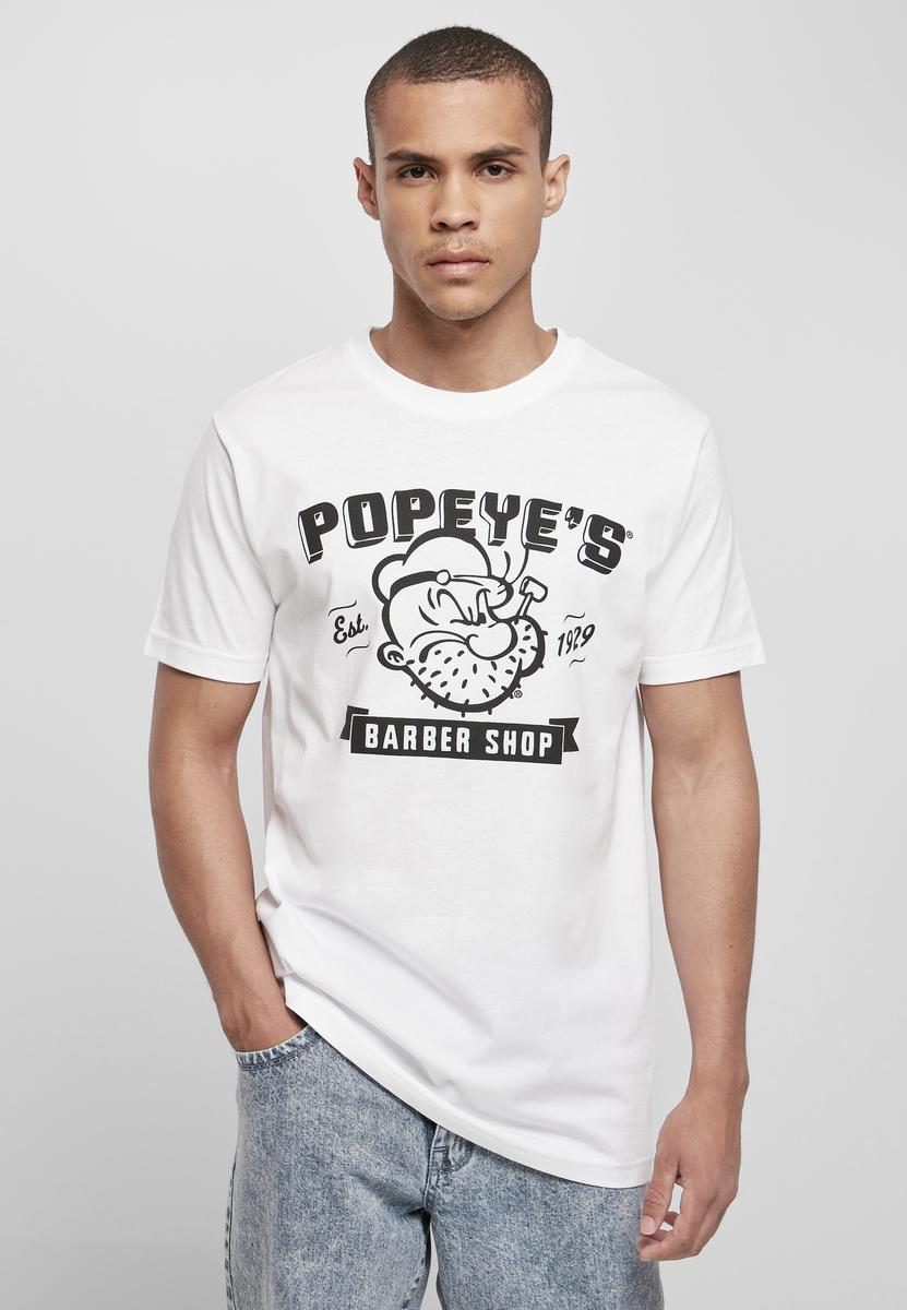 Popeye Barber Shop Tee White