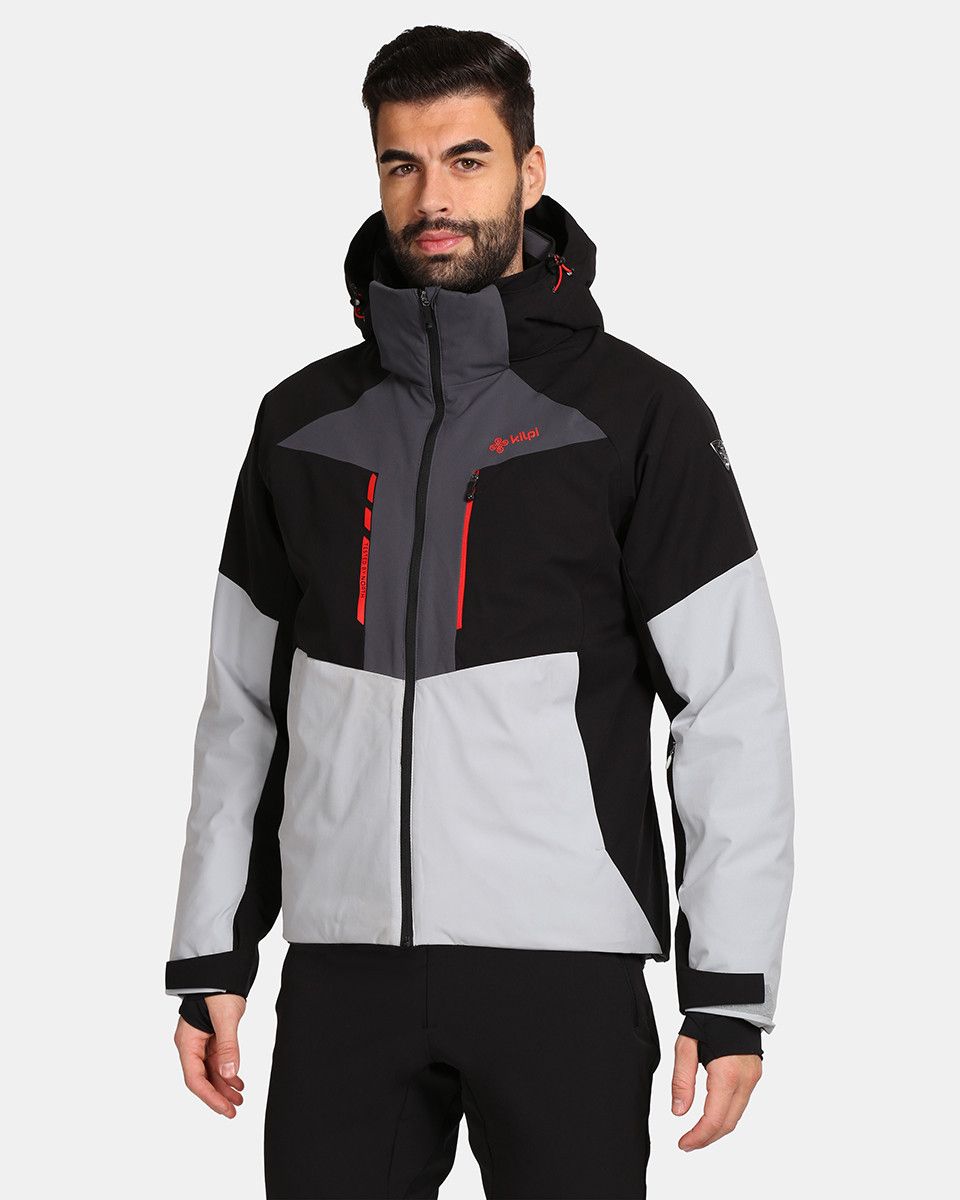 Men's Ski Jacket Kilpi TAXIDO-M Dark Grey