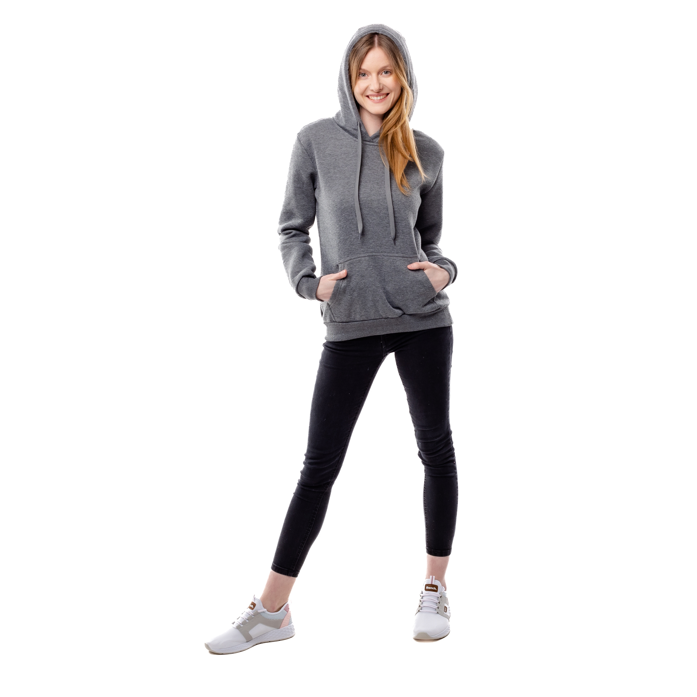 Women&#039;s Hoodie GLANO - dark gray