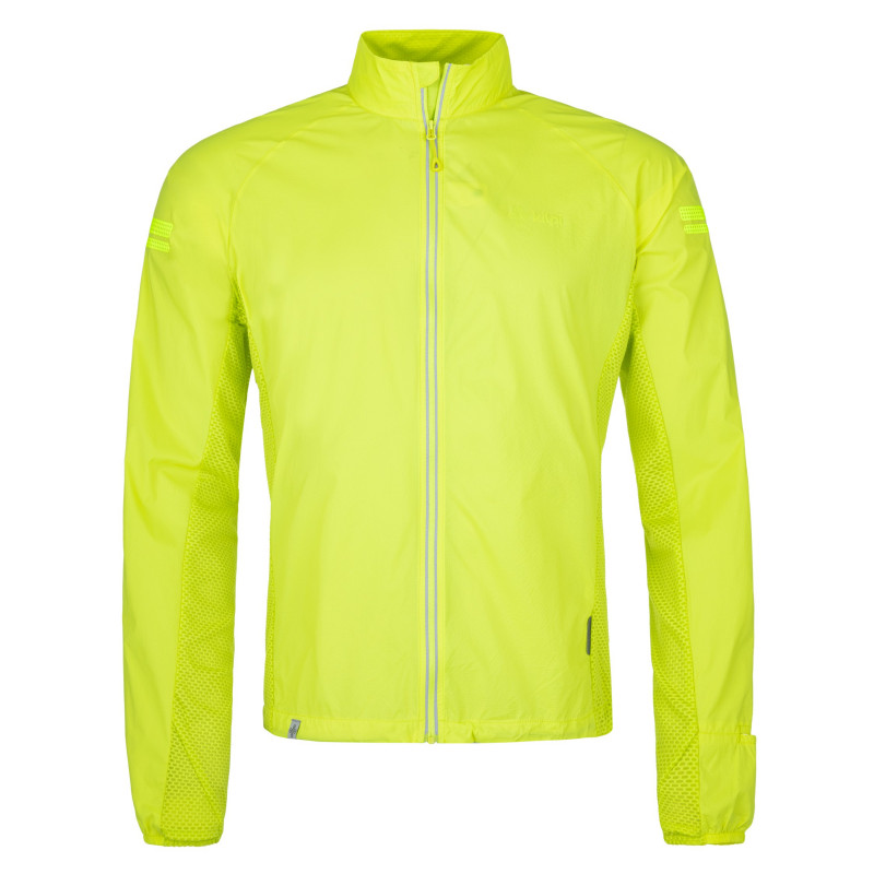 Men's Running Jacket KILPI TIRANO-M Yellow