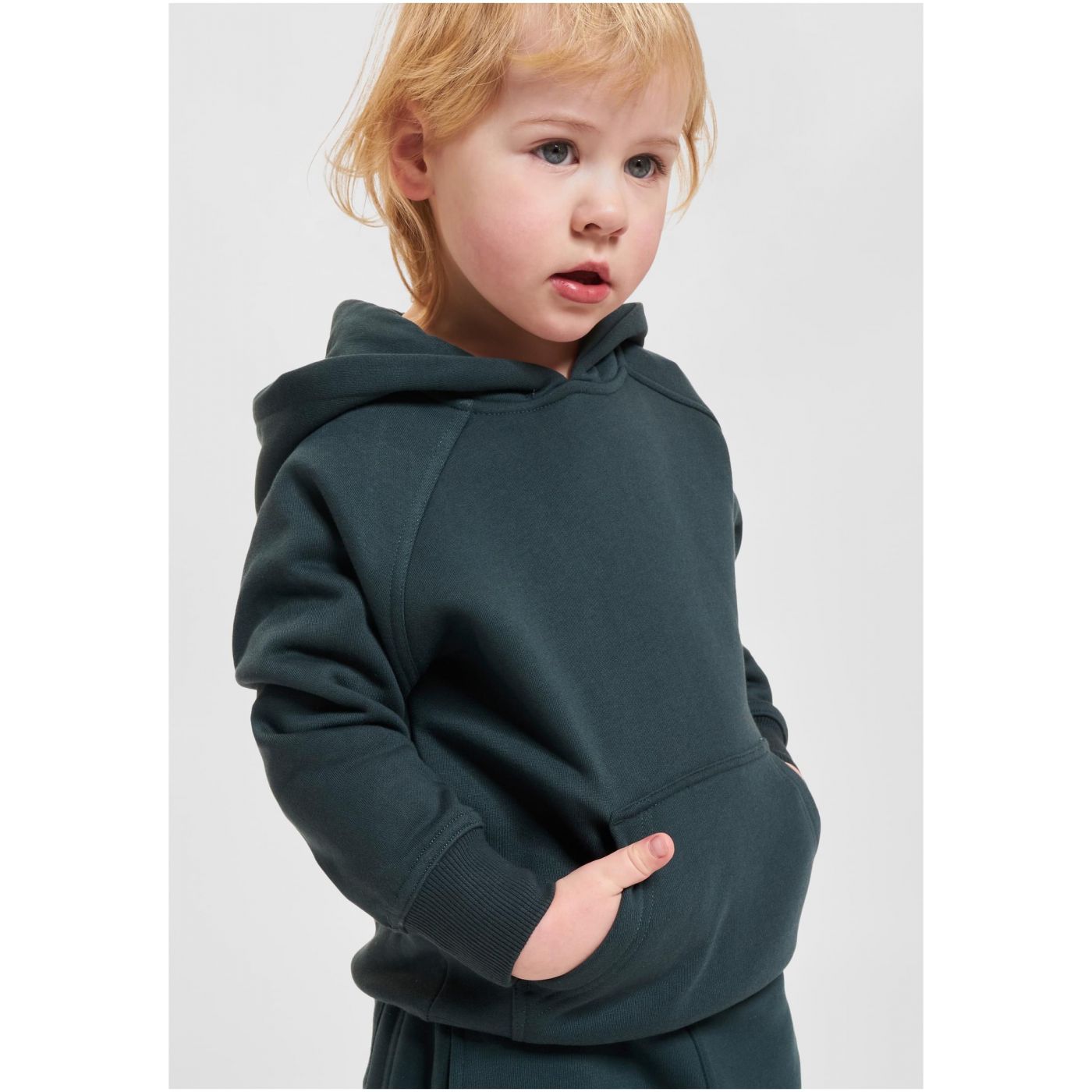 Boys Blank Hoody bottlegreen