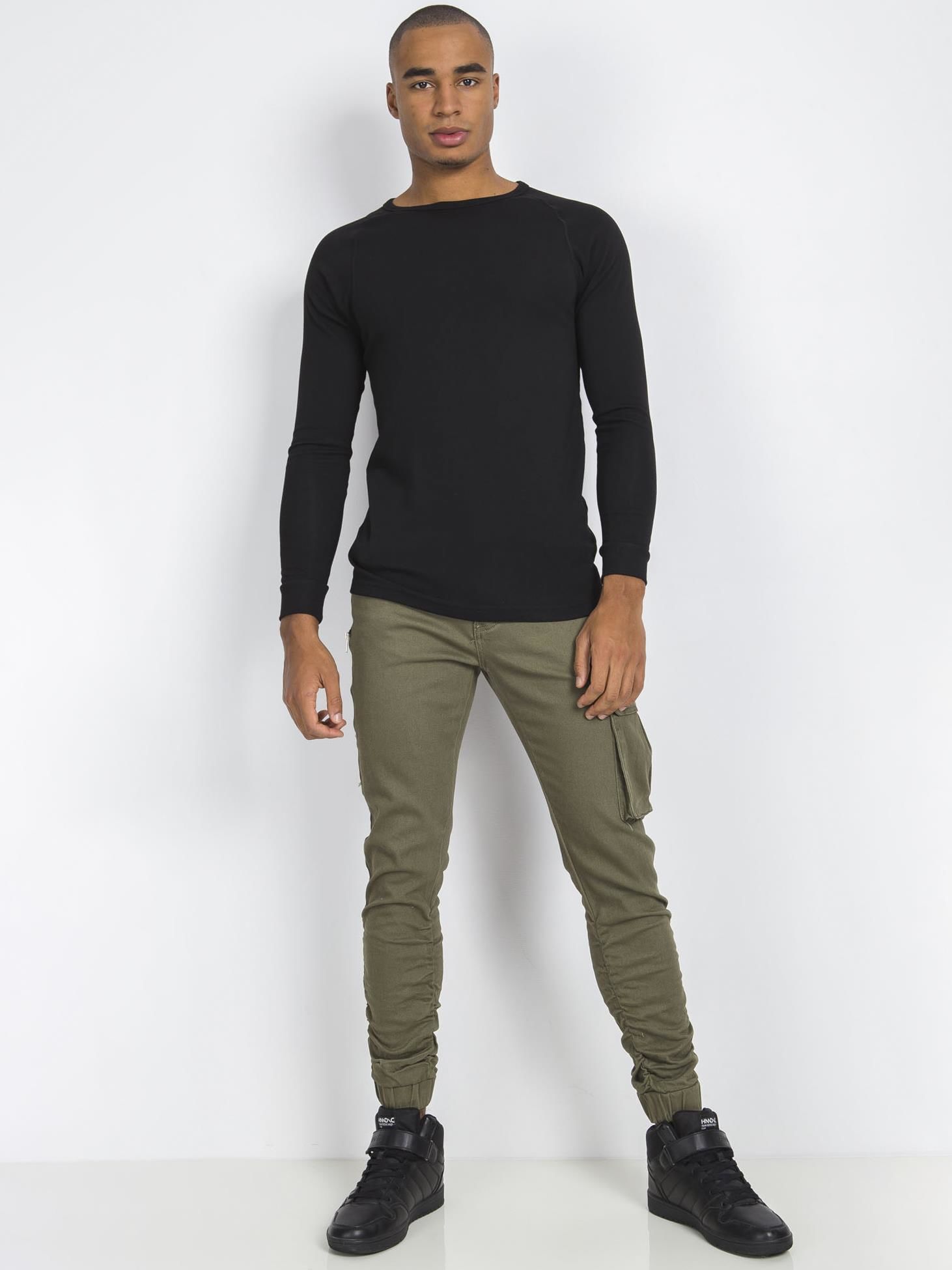 Bluza termică neagră pentru bărbați