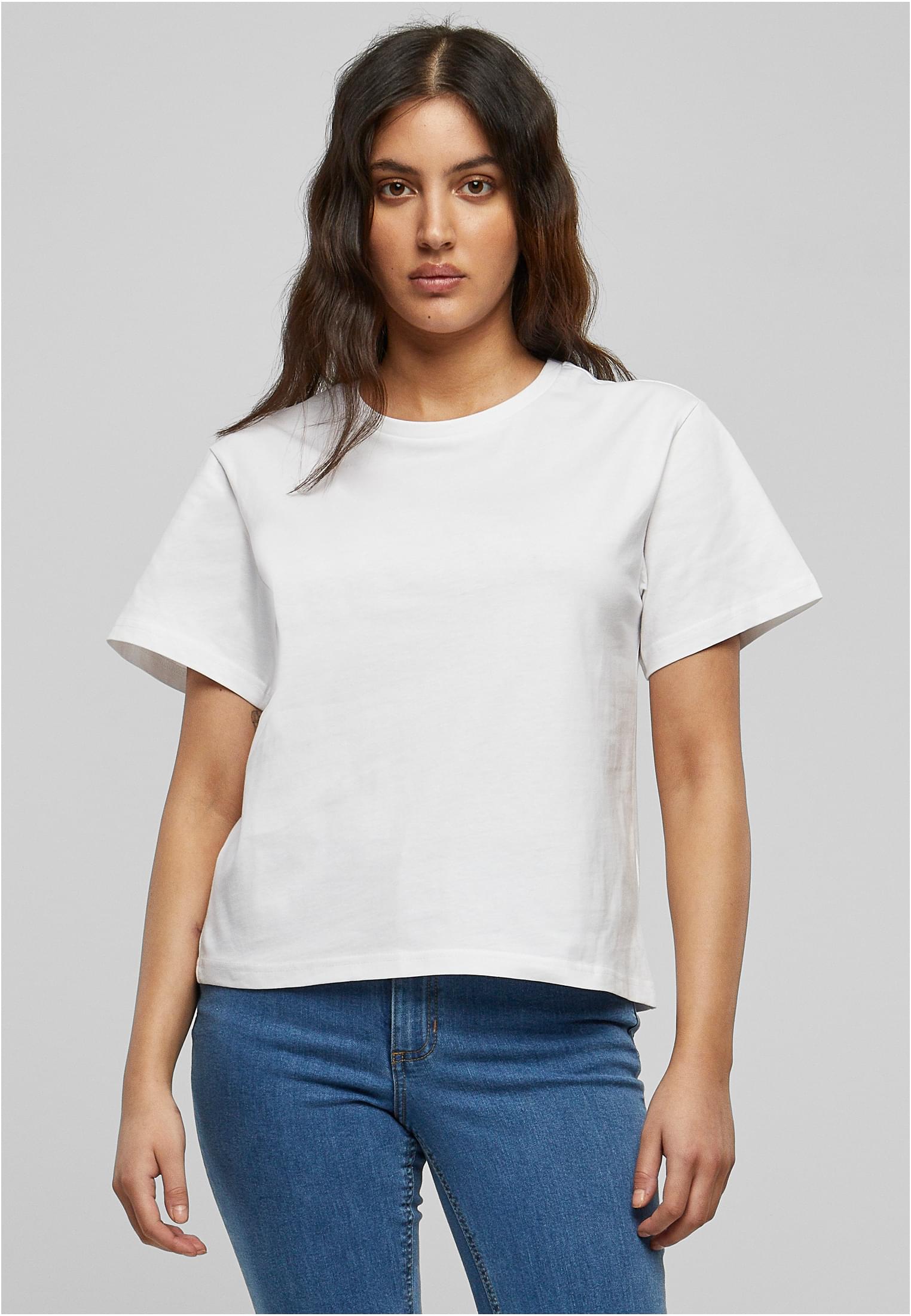 Women's T-shirt Made Of Recycled Cotton In White