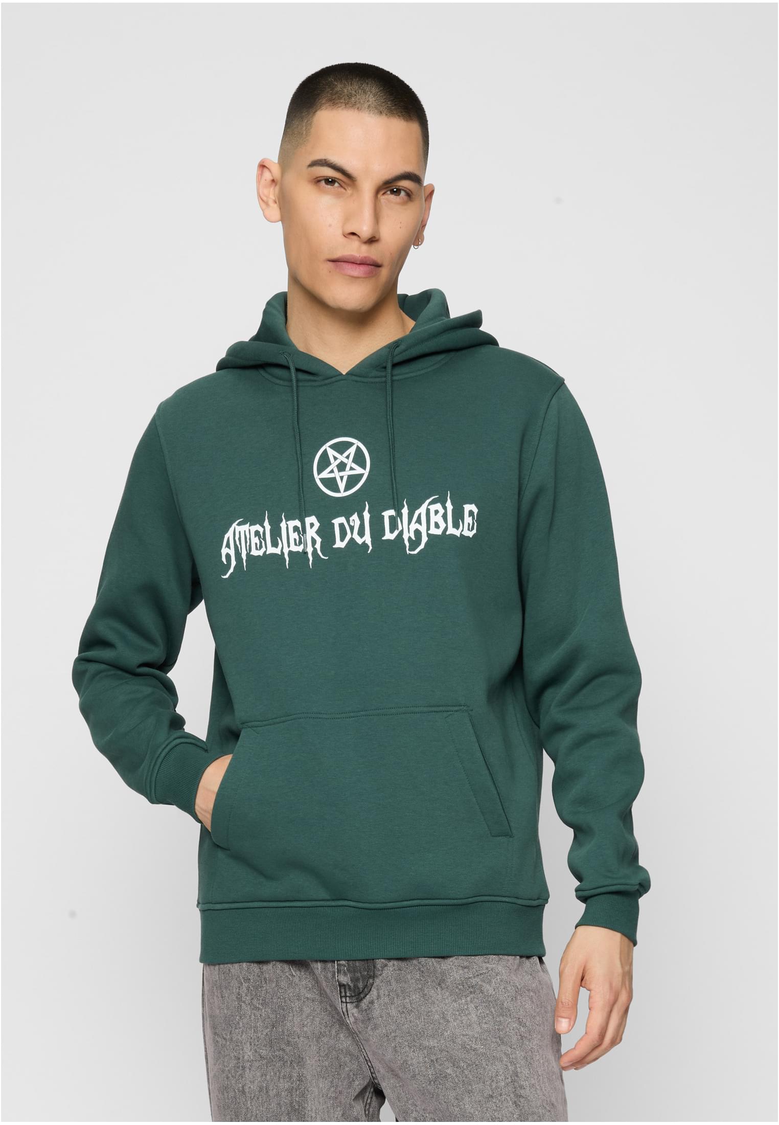 Atelier Du Diable Hoody Bottlegreen