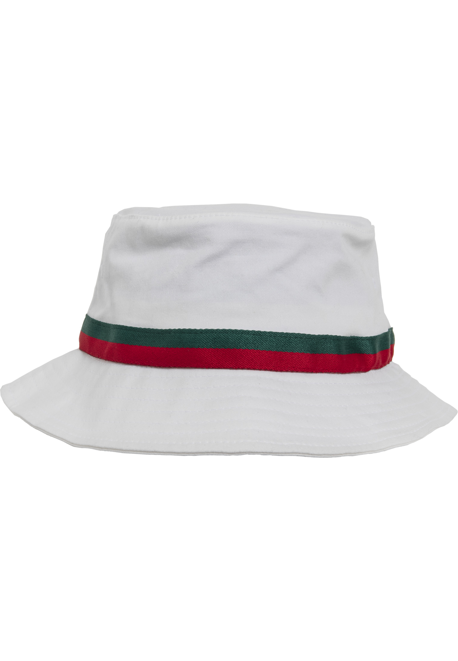 Stripe Bucket Hat White/Tan/Green