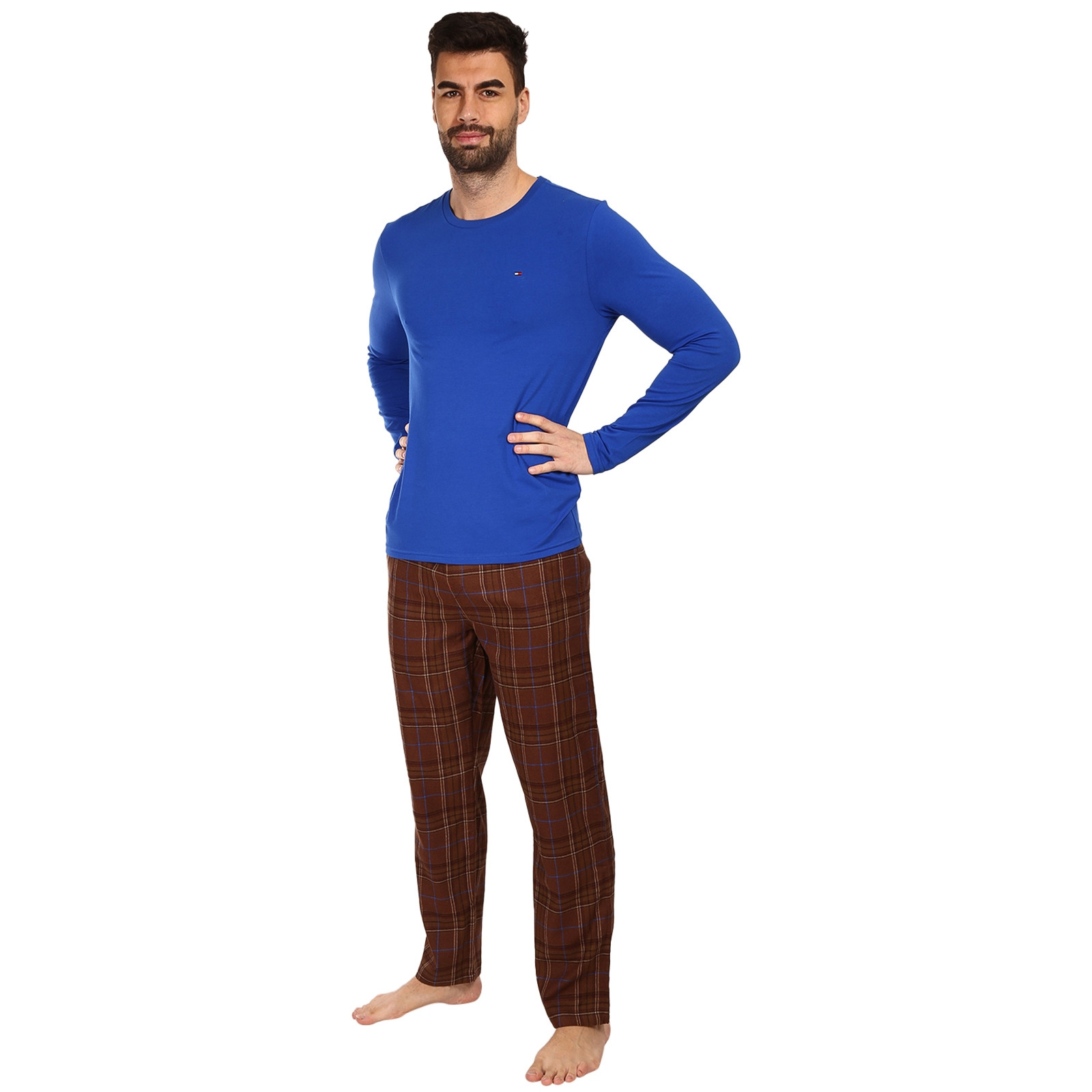Levně Pánské pyžamo Tommy Hilfiger vícebarevné