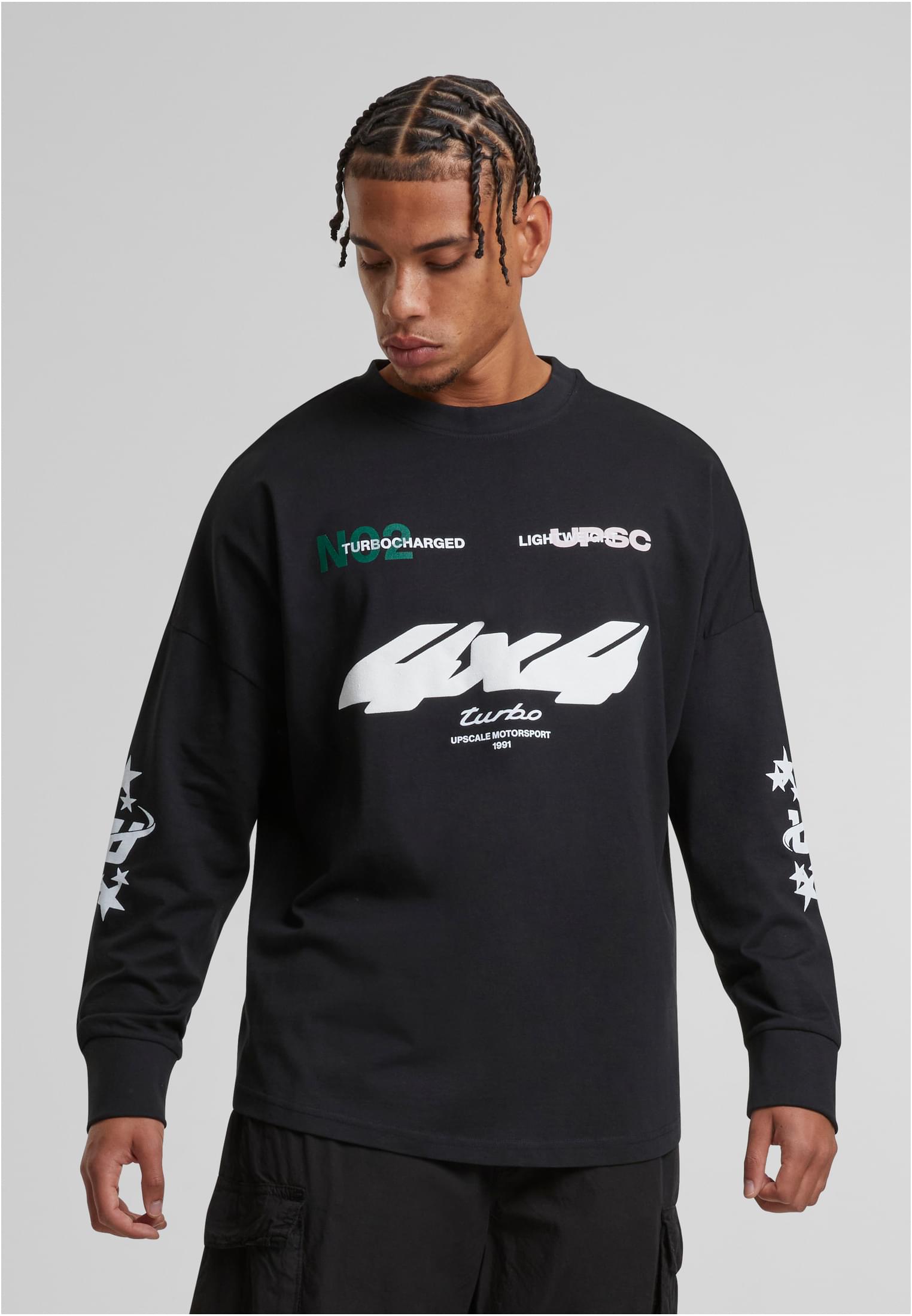 Pánská mikina Motorsport Cut černé