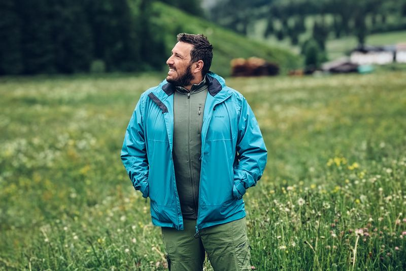 Men's hardshell jacket HUSKY Nelory M grey