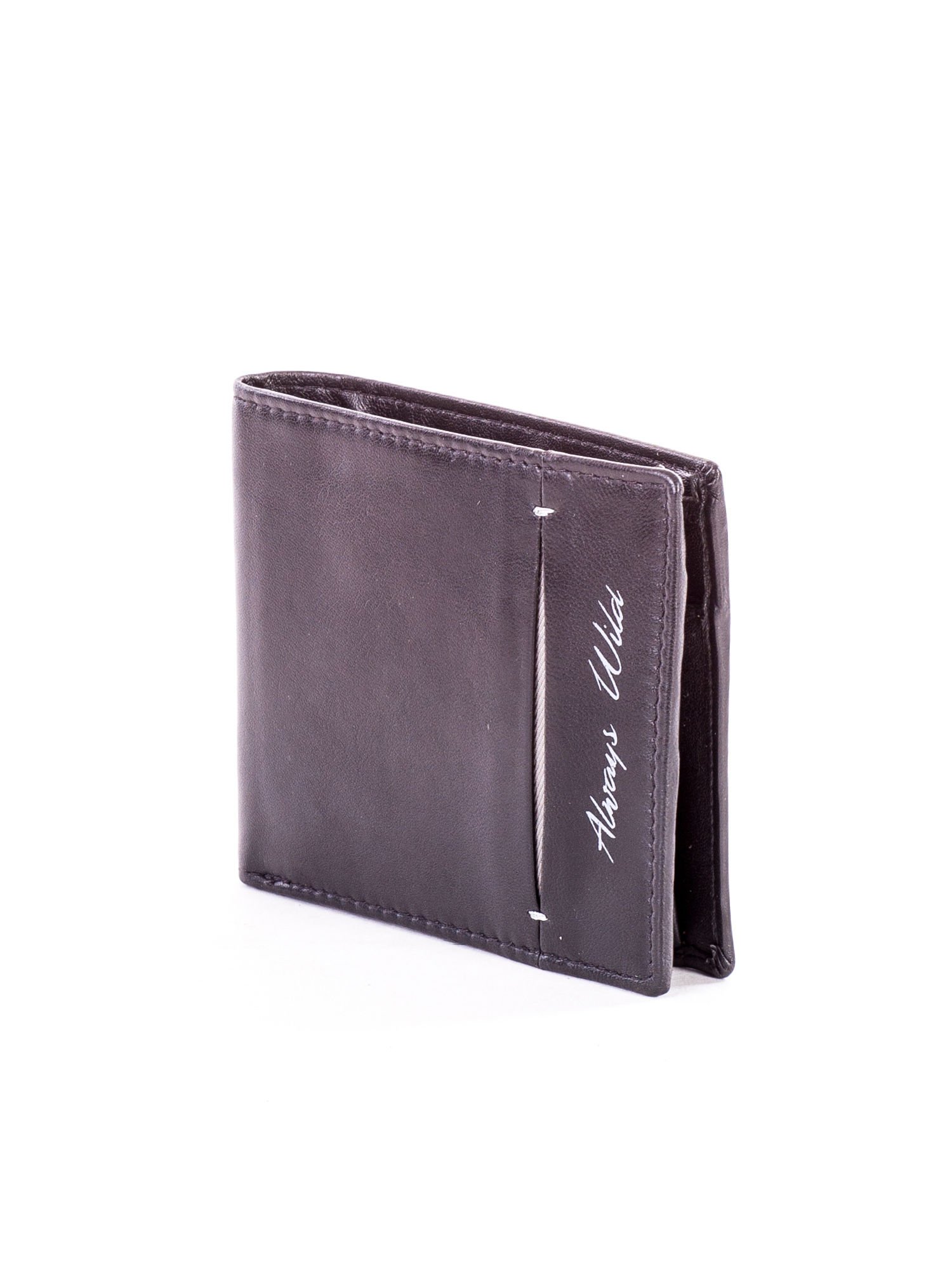 Black Men's Wallet With Hole