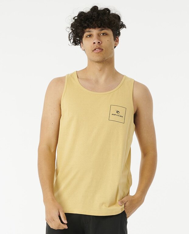 Levně Tílko Rip Curl CORP ICON TANK Washed Yellow