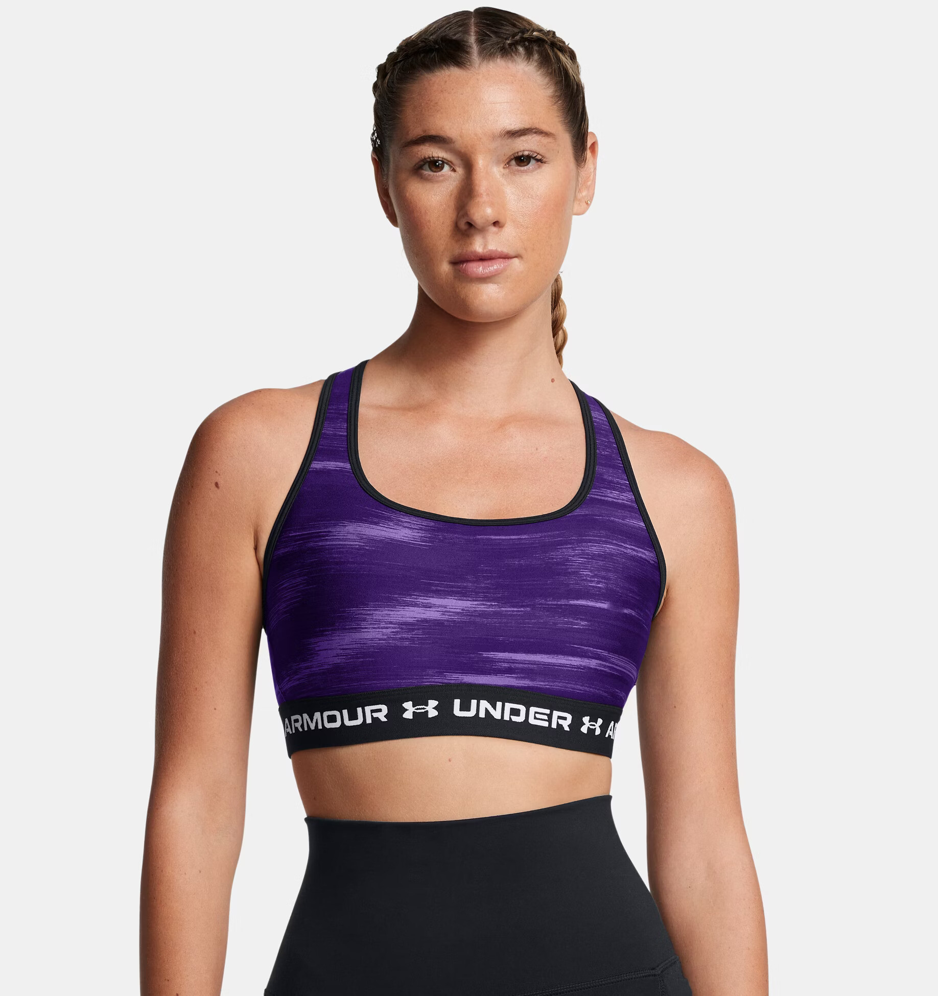 Women's Bra Under Armour Crossback Mid Print