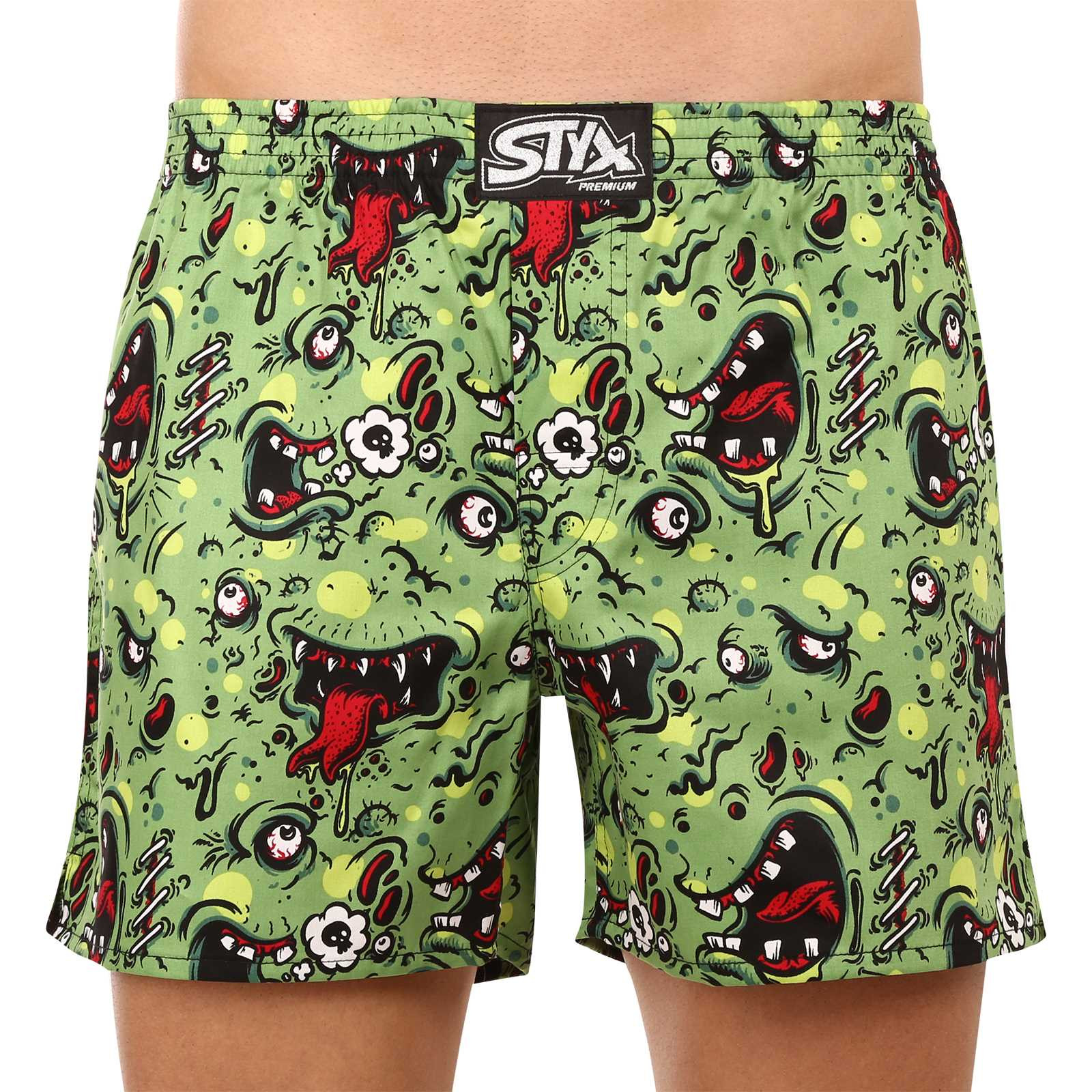 Men's Briefs Styx Premium Art Classic Rubber Zombie