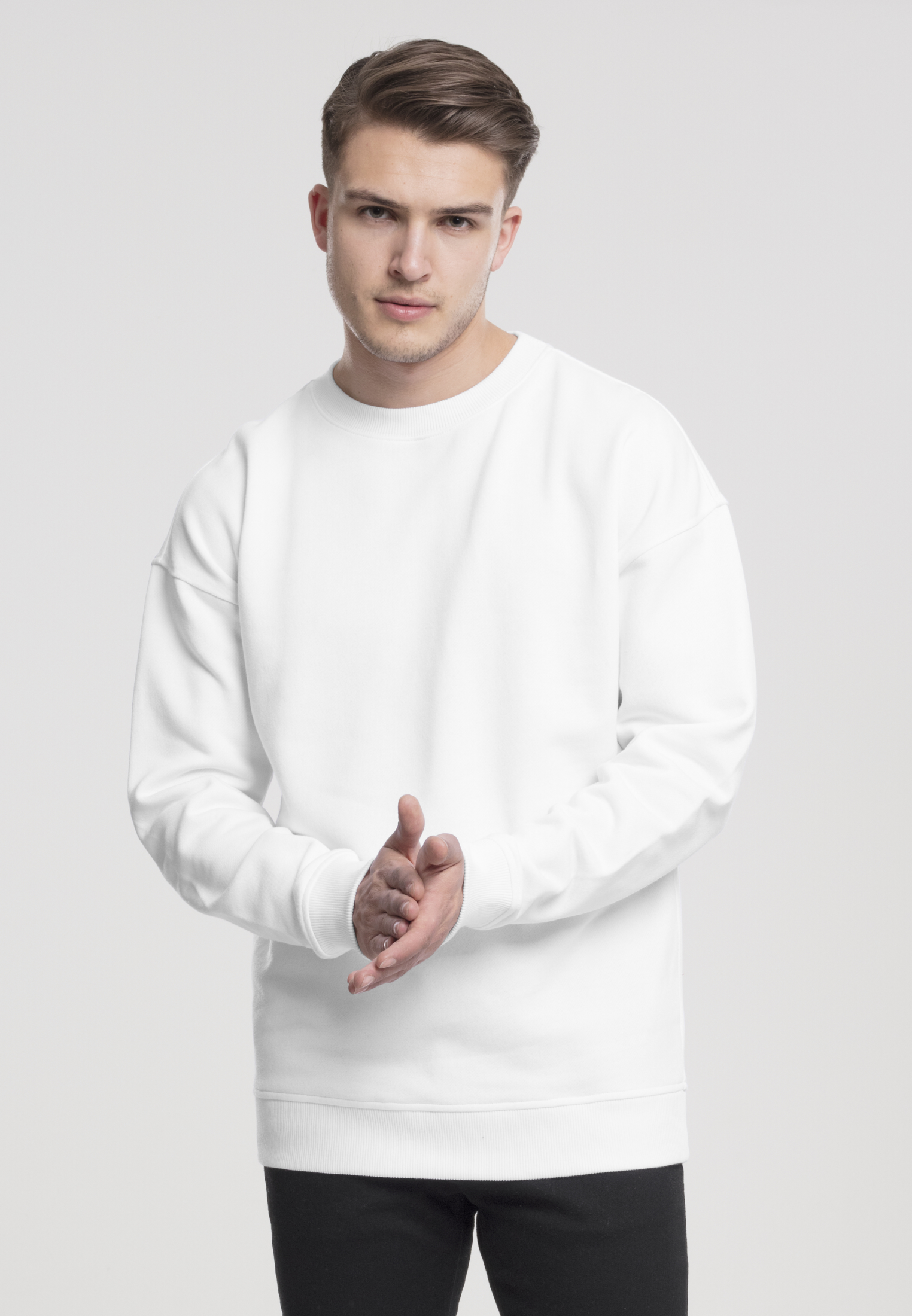 Sudoare Crewneck alb