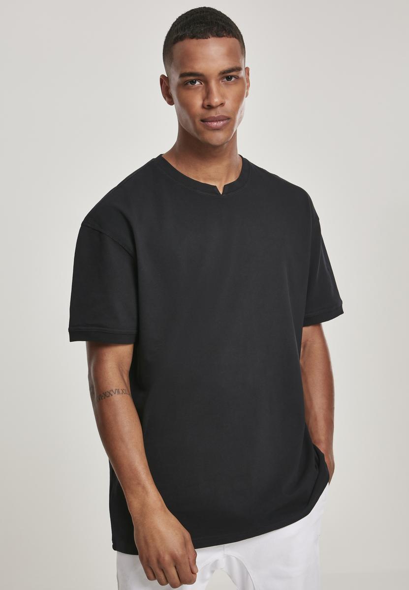 Garment Dye Oversize Pique Tee black