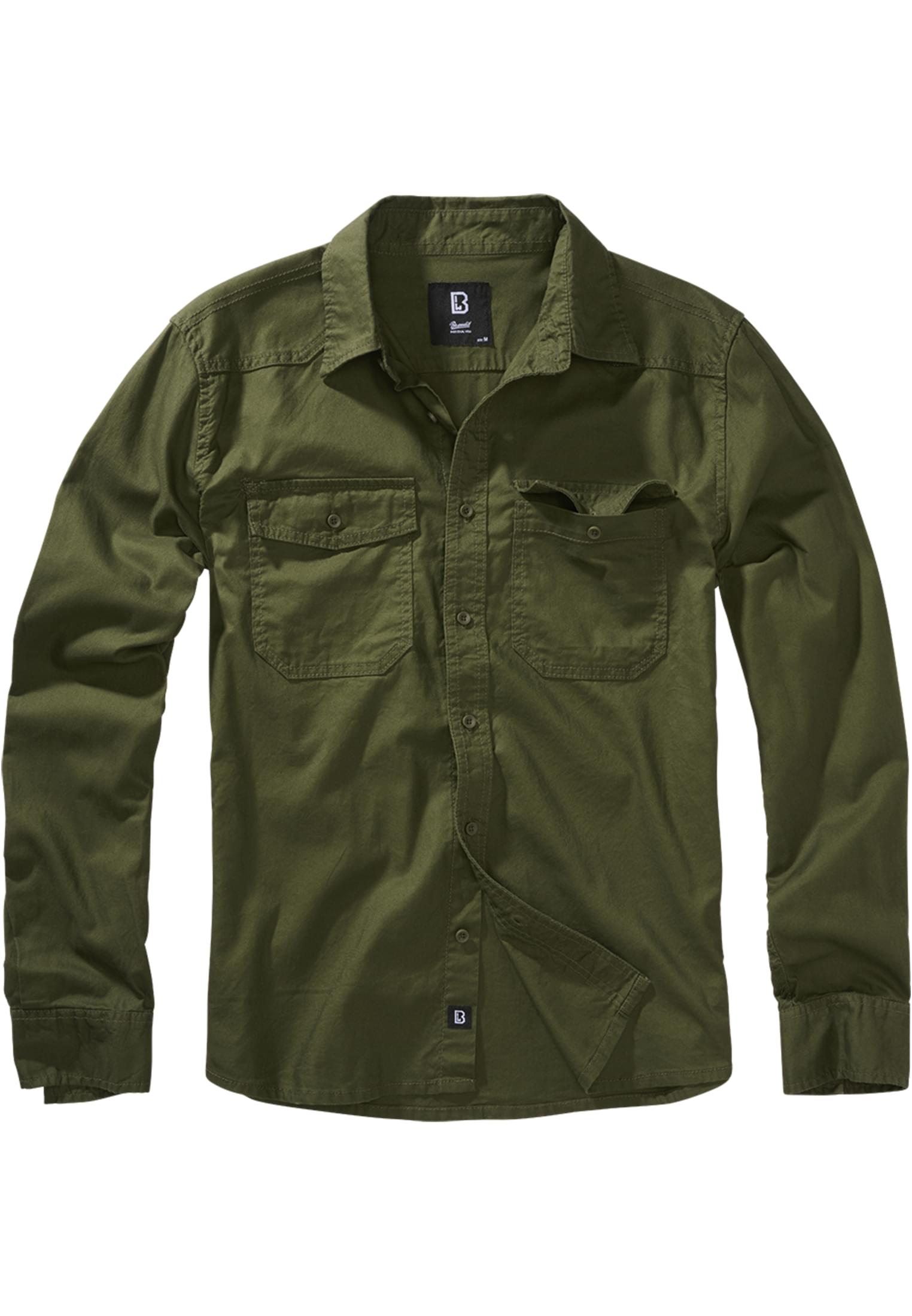 Flanellshirt olive
