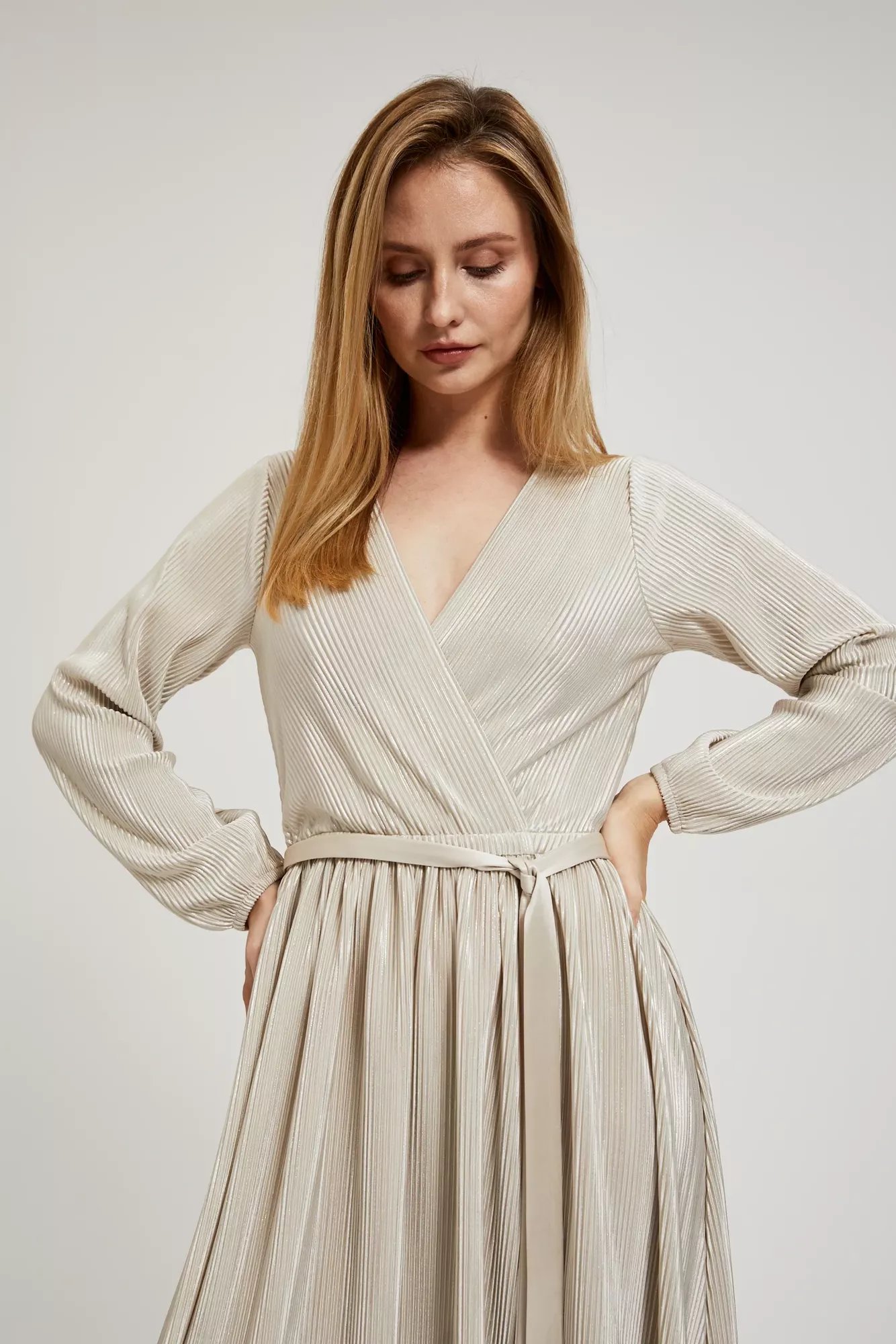 Marisse Women's Dress L-Su-4321 L.Beige