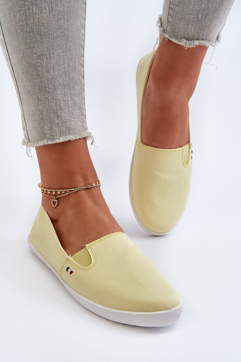 Women's slip-on sneakers Yellow Adrancia