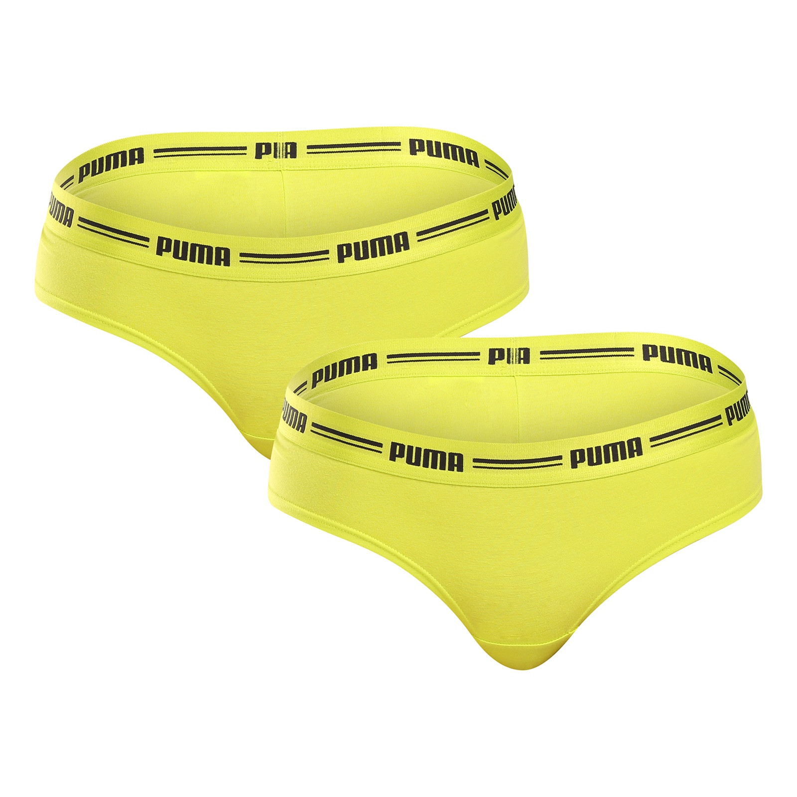 2PACK women's panties Brazilian Puma yellow