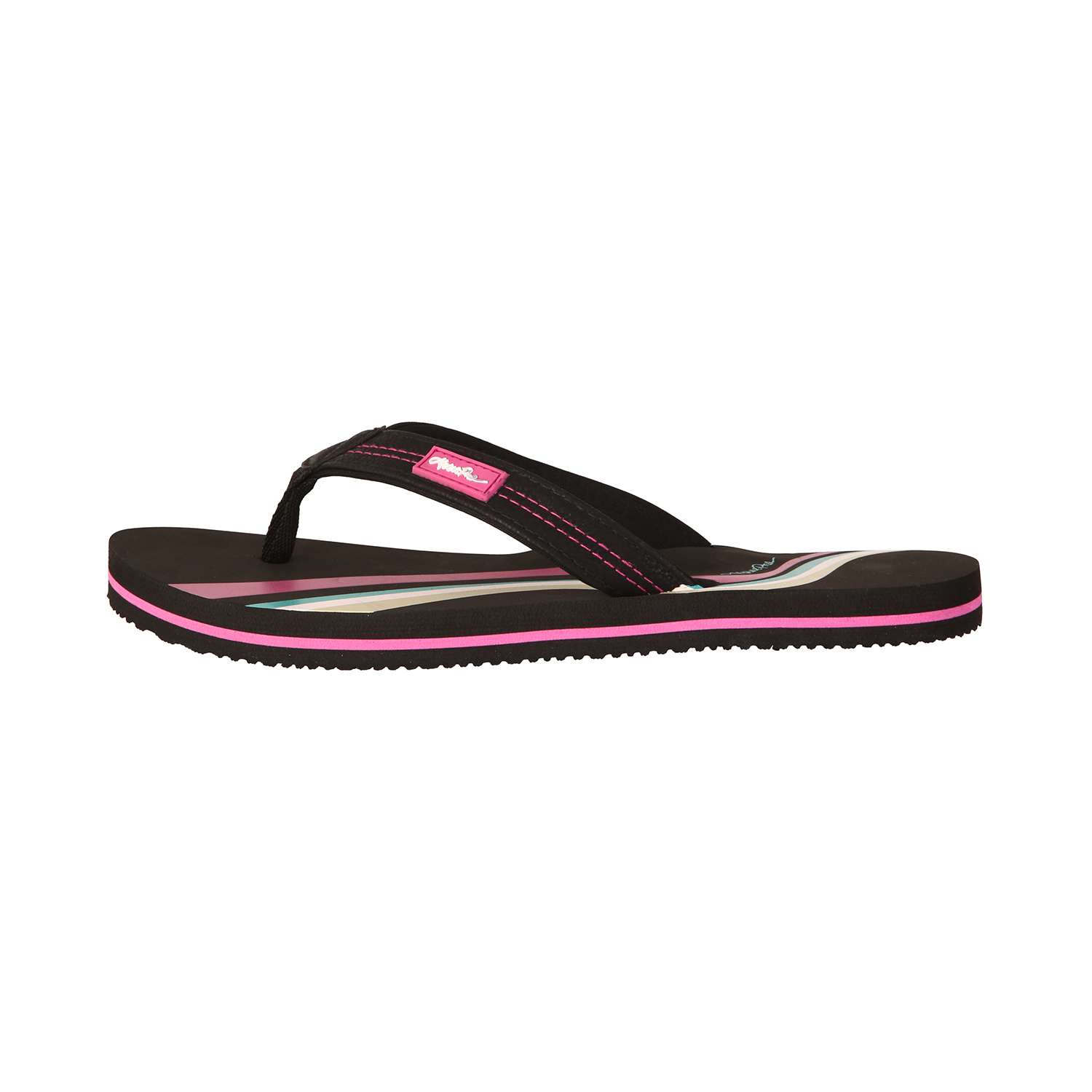 Women's summer flip-flops ALPINE PRO KOLEFA black