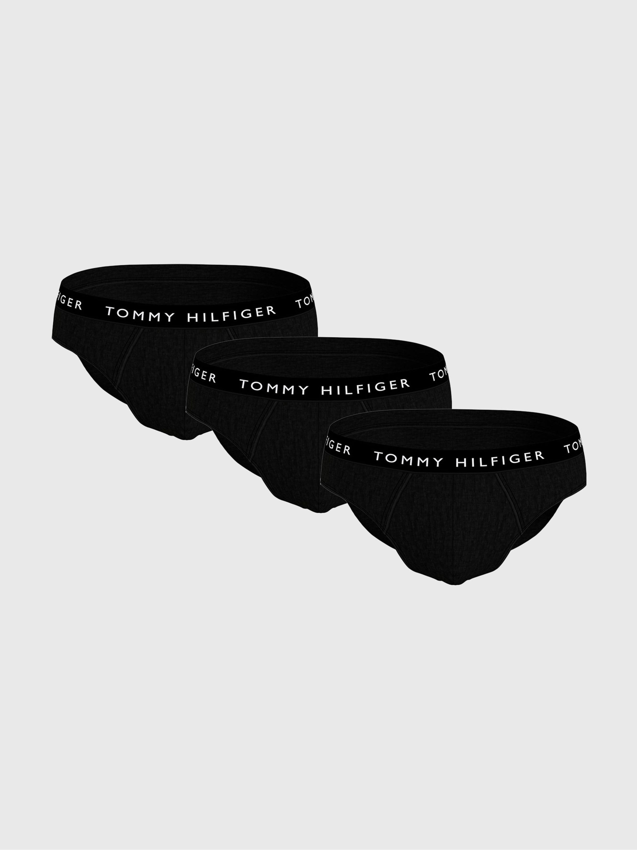 Levně 3PACK pánské slipy Tommy Hilfiger černé