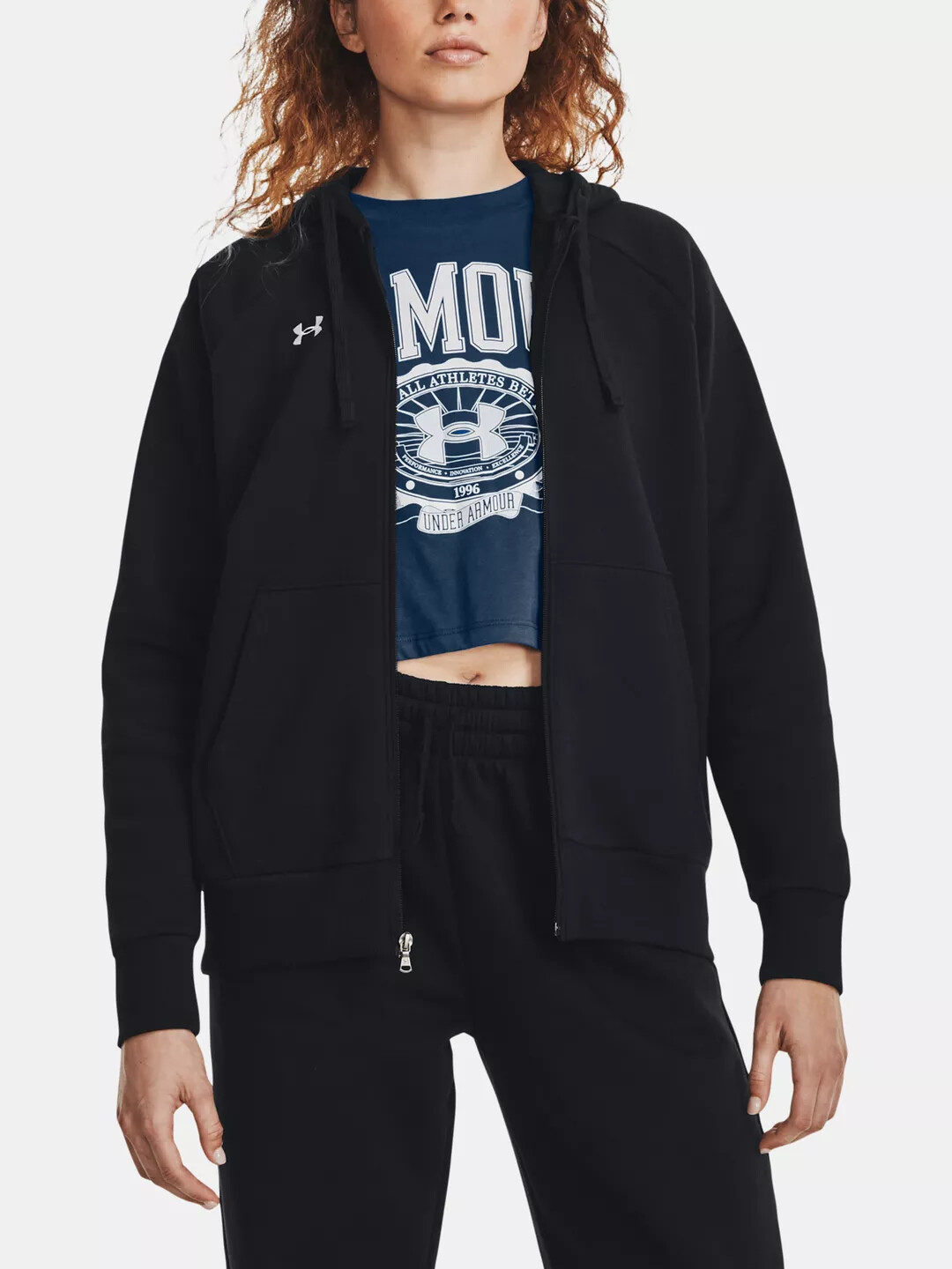 Dámská Mikina Under Armour Rival Fleece FZ Hoodie