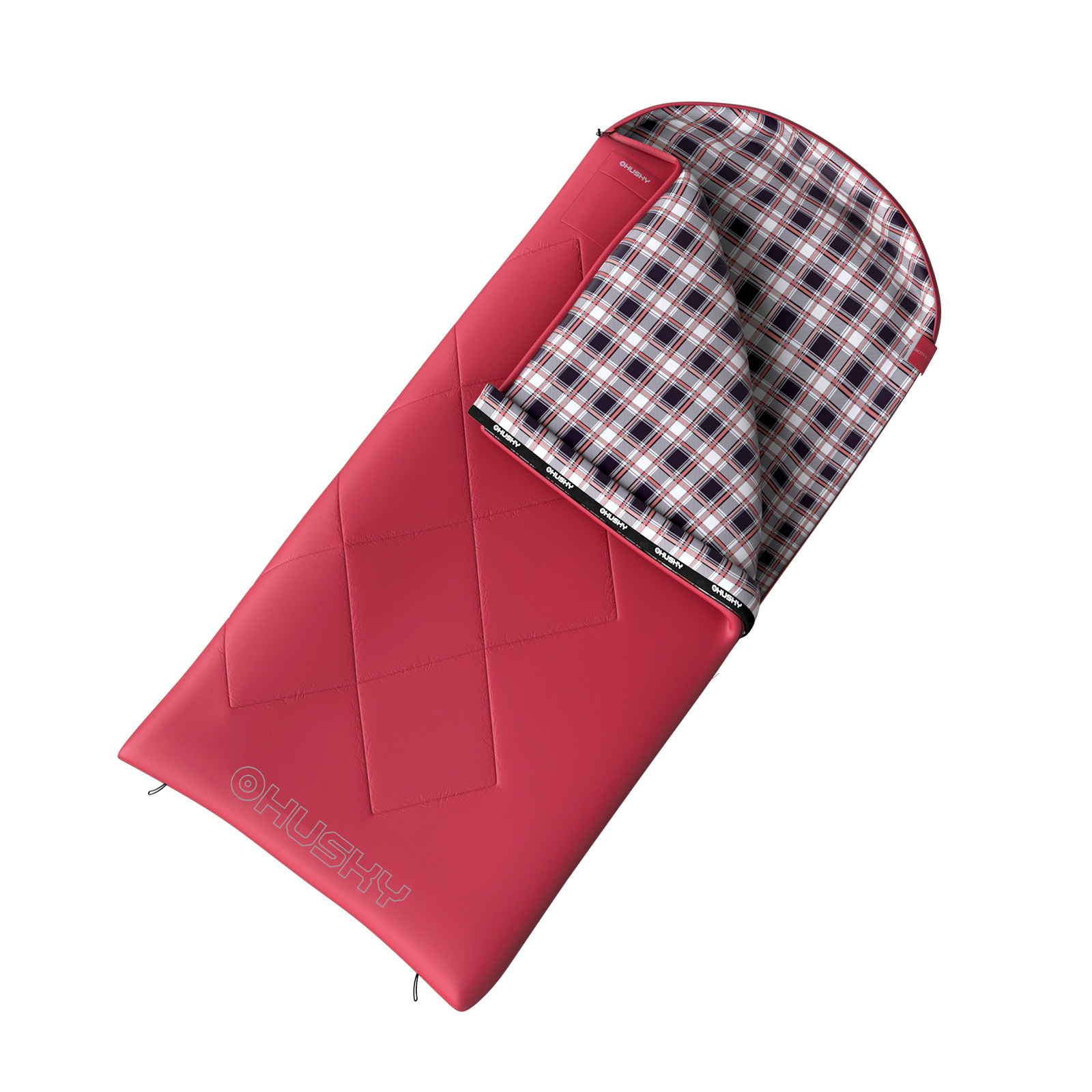 Blanket three-season women's sleeping bag HUSKY Groty -10°C red