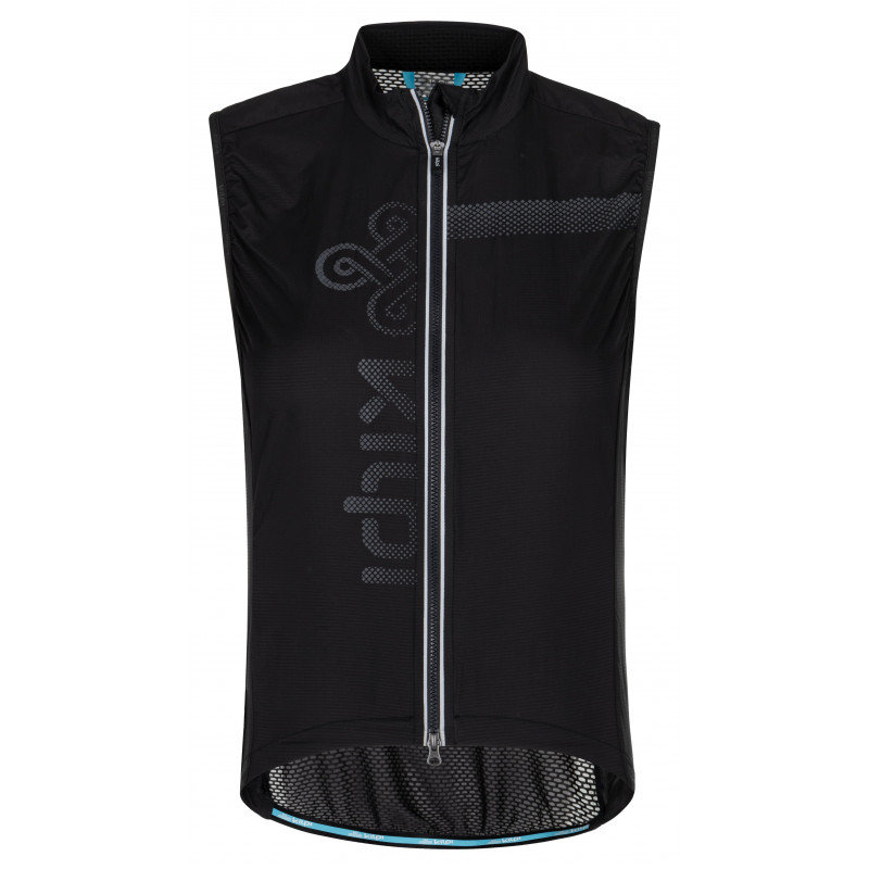 Women's cycling vest KILPI FLOW-W black