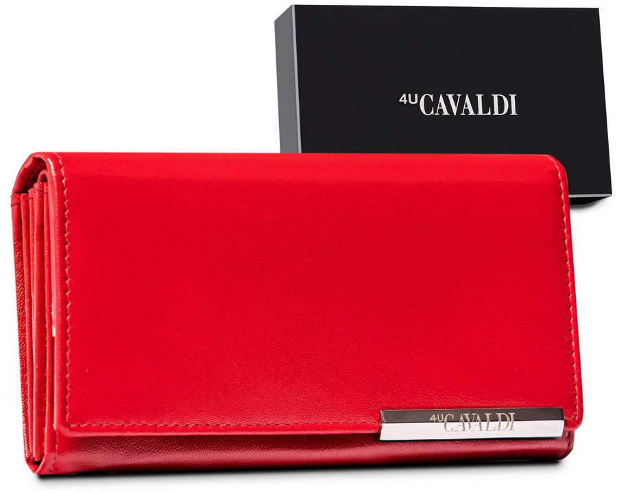 Leather wallet CAVALDI RFID 4U