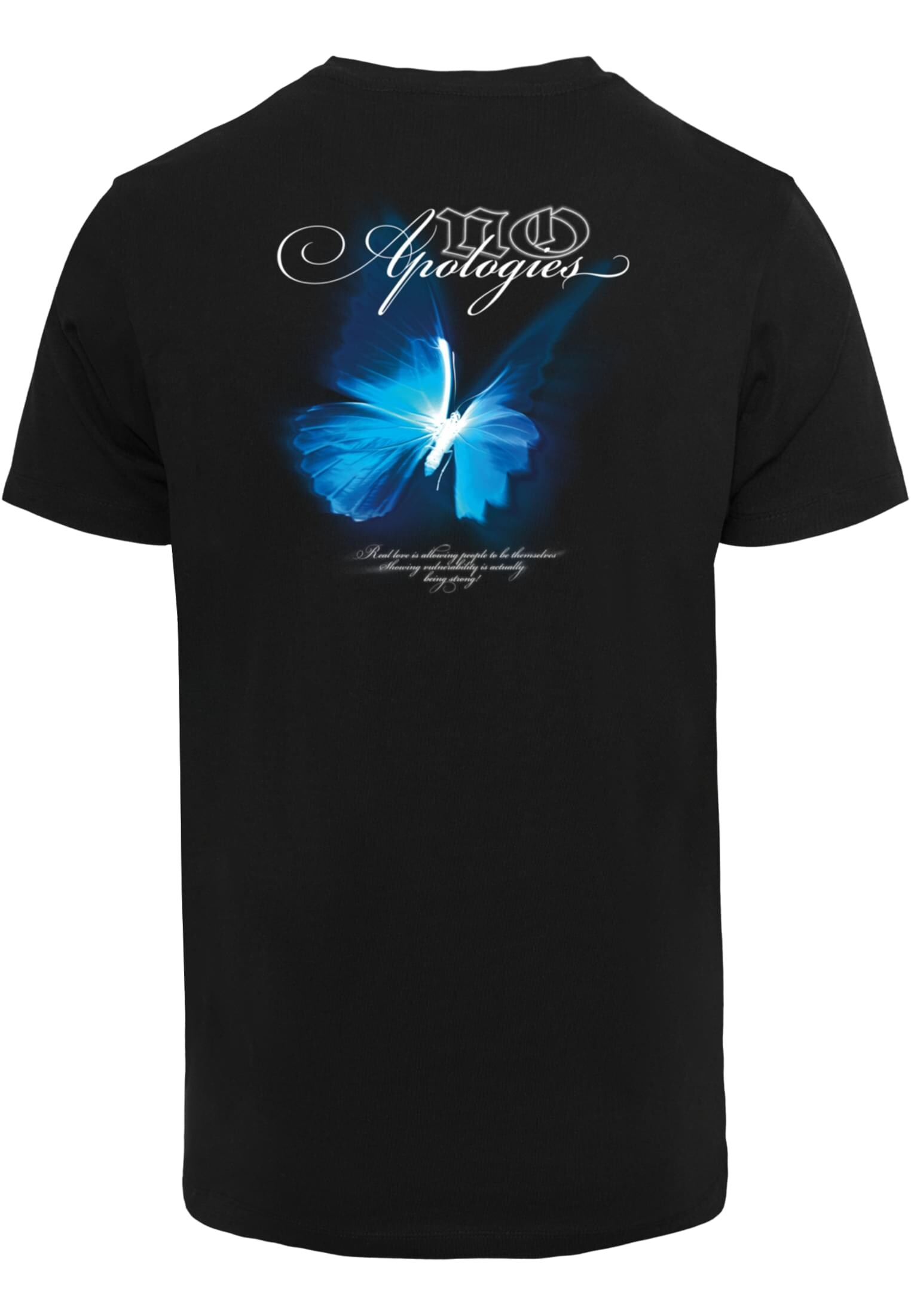 Men's T-shirt No Apologies Butterfly black