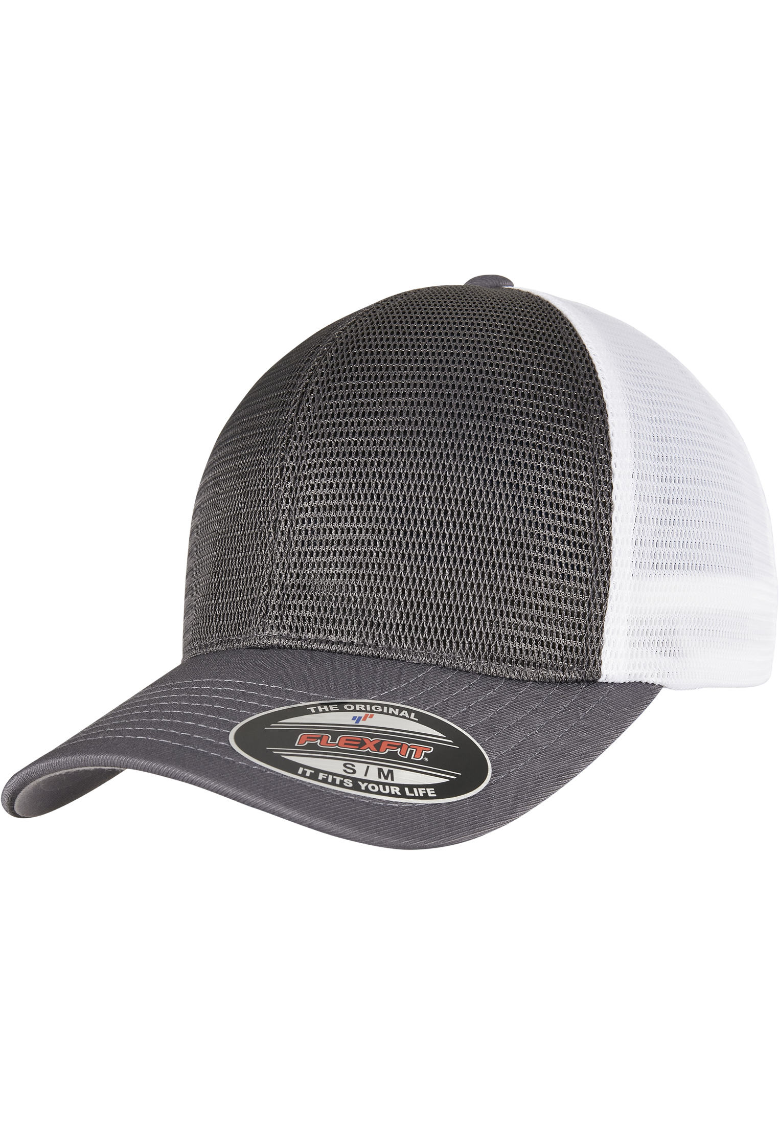 FLEXFIT 360 OMNIMESH CAP 2-TONE Char/White