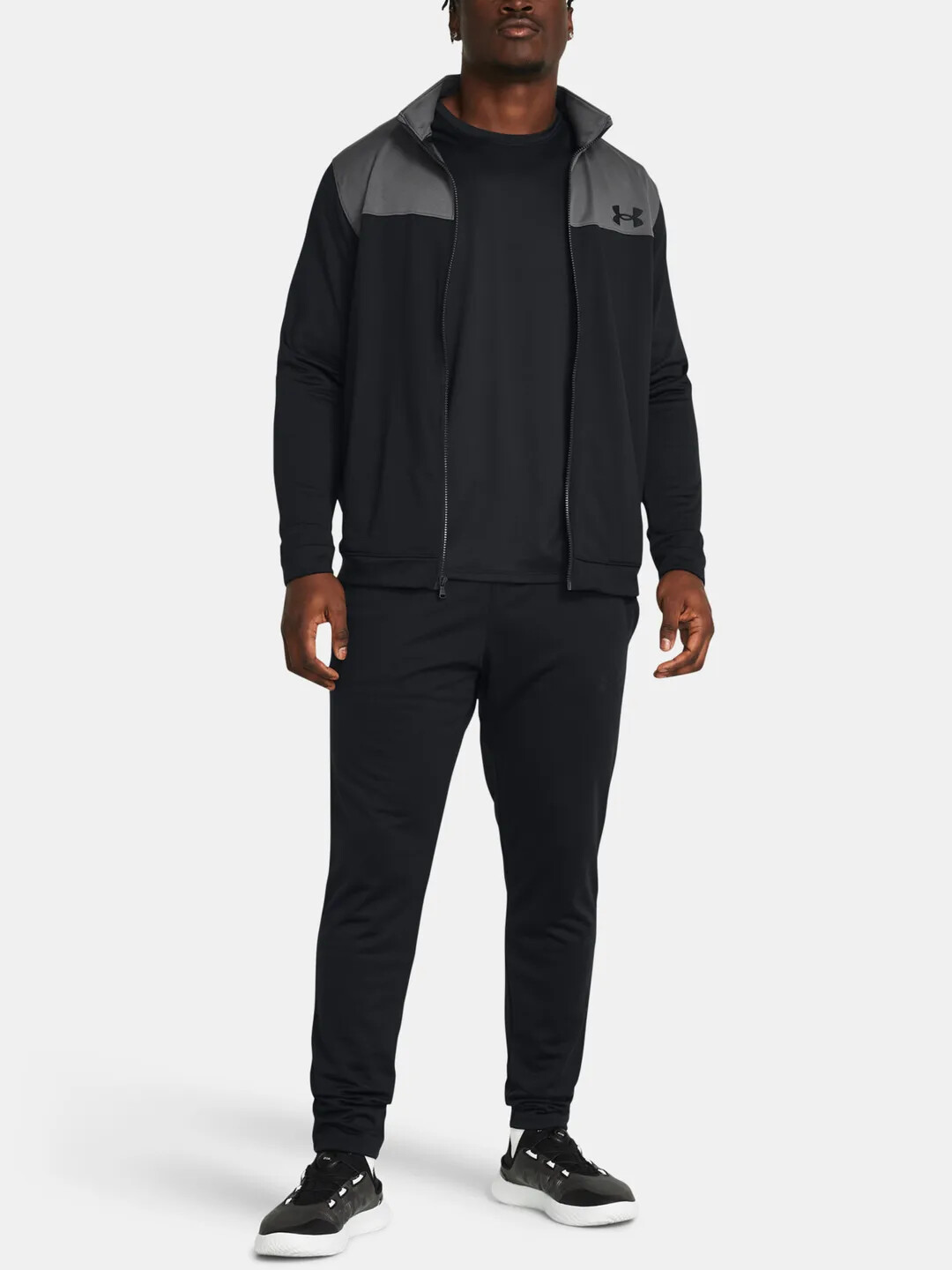 Souprava Under Armour UA EMEA TRACKSUIT NOVELTY - černá