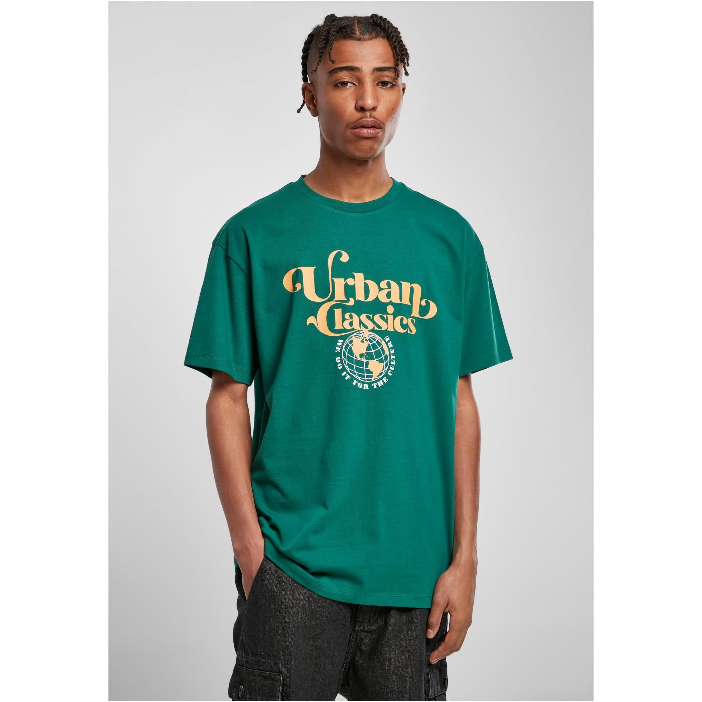 Green T-shirt With Bio Globe Logo