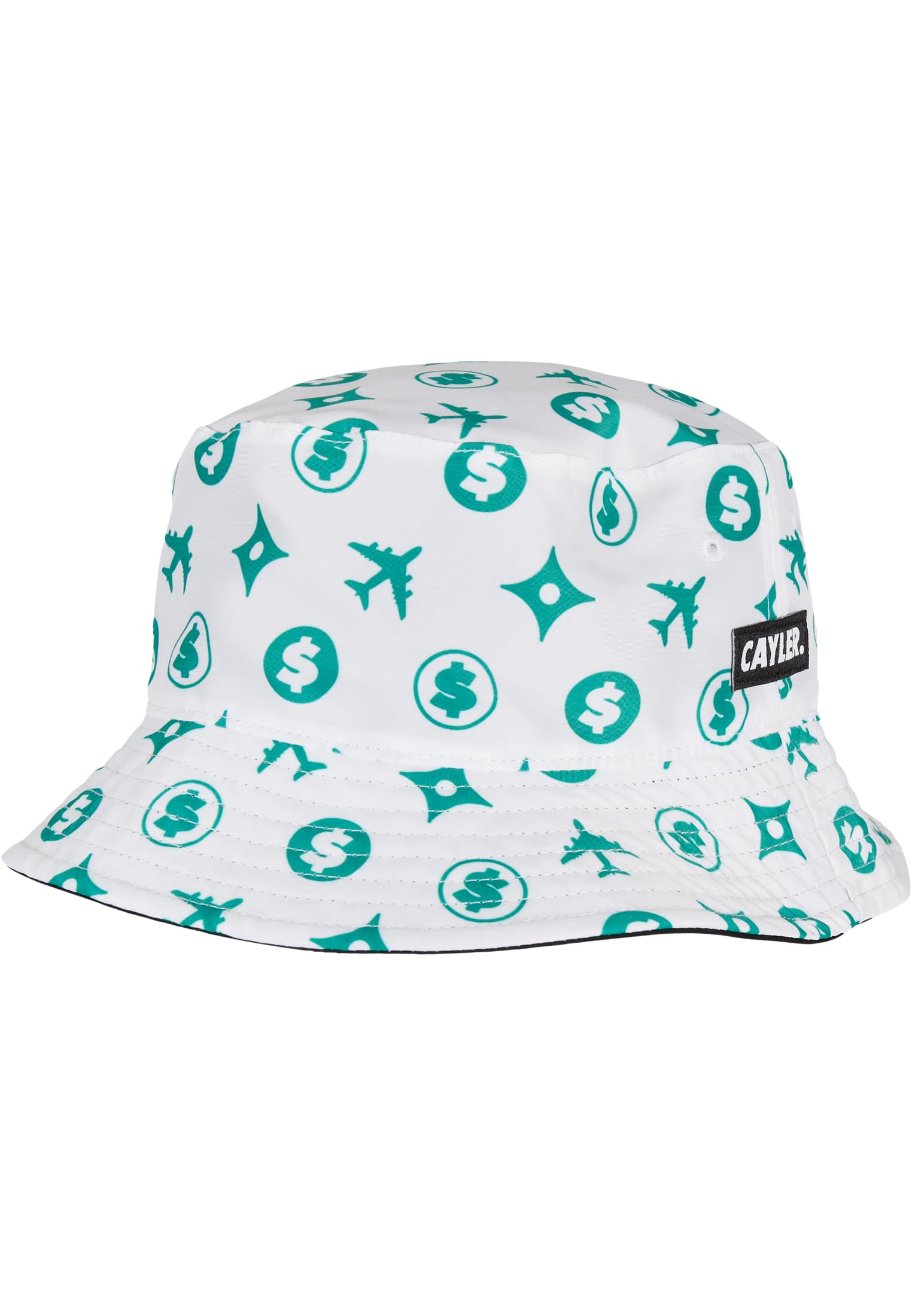 L Voyage Reversible Bucket Hat White/mc