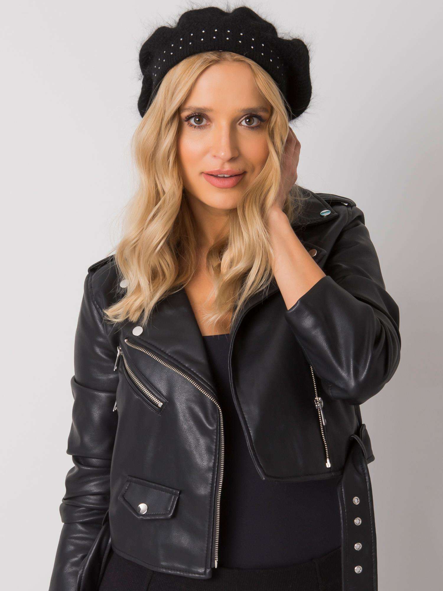 women-s-black-winter-hat-with-an-application