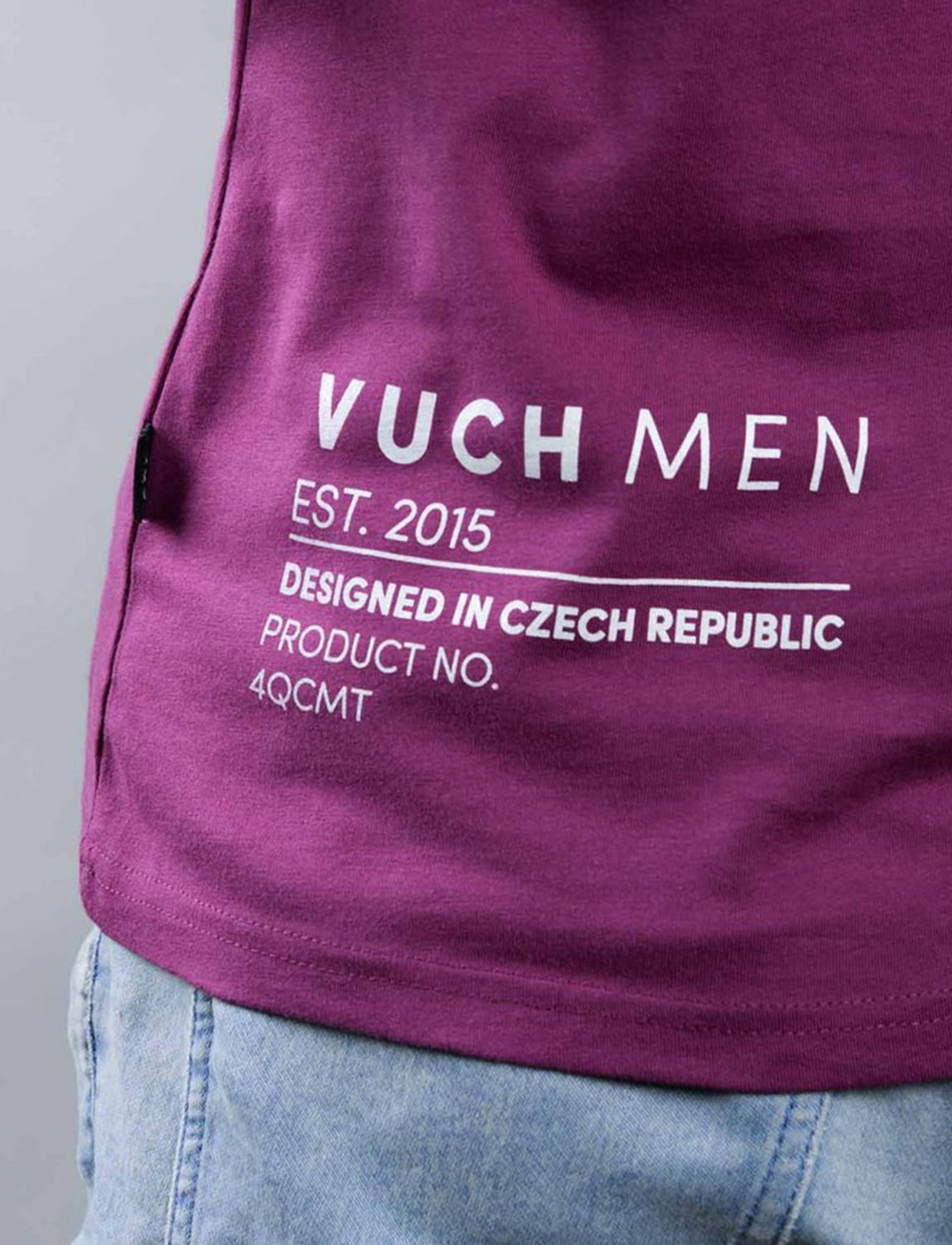 Tricouri pentru barbati Vuch - mov