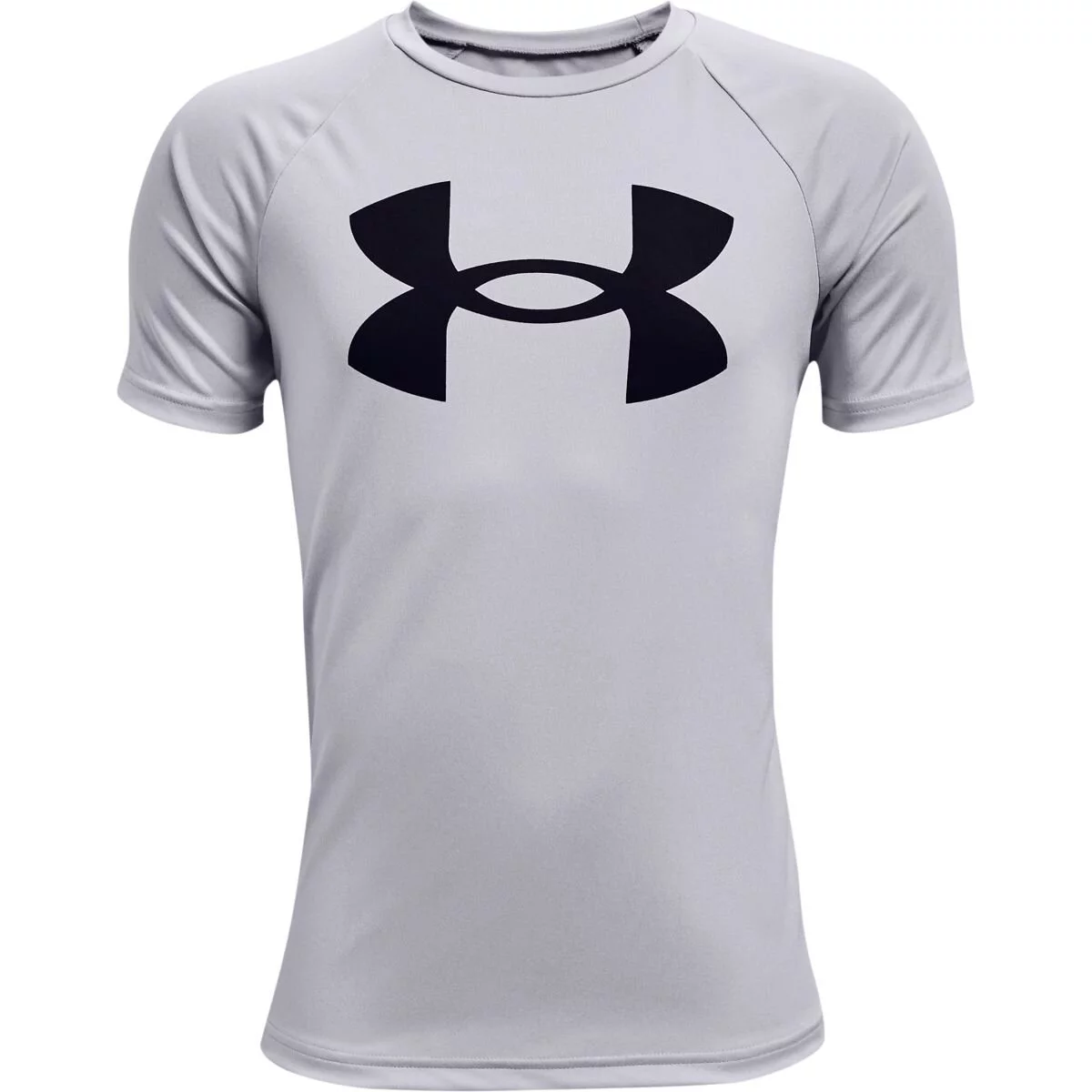 Under Armour Tech Big Logo SS Boys' T-Shirt - Light Grey