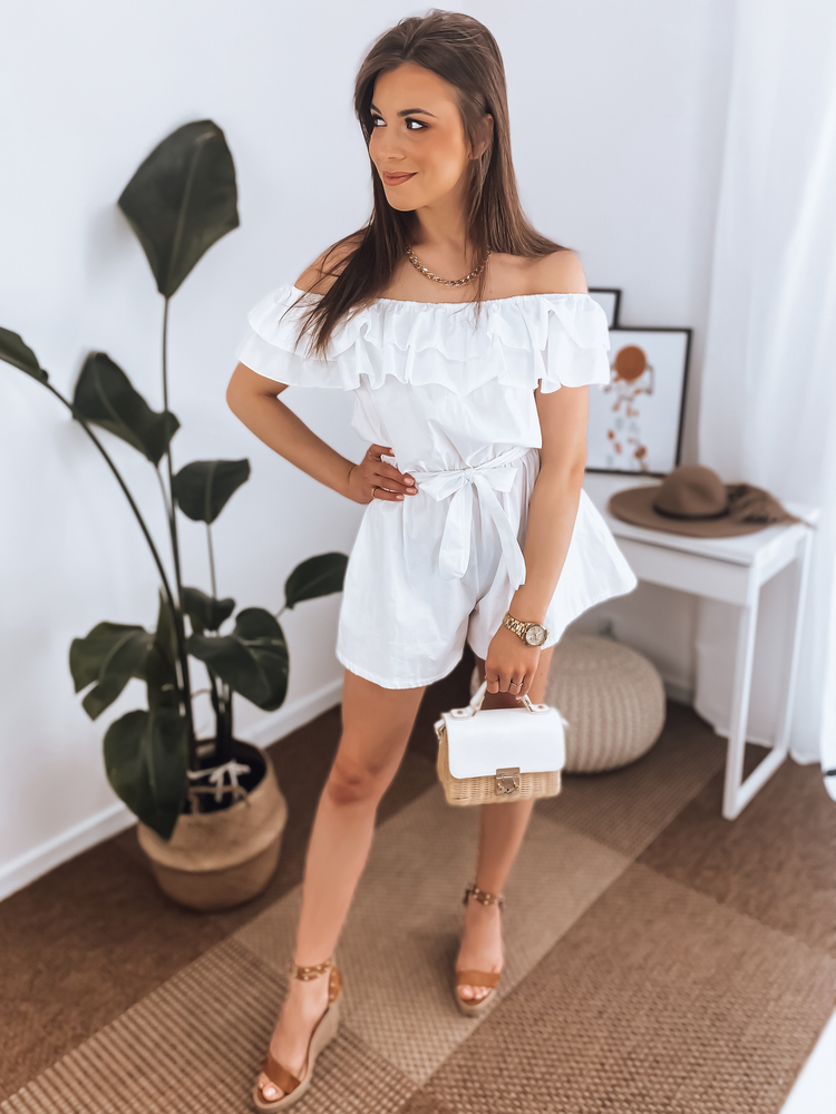 NENSI White Dstreet Jumpsuit