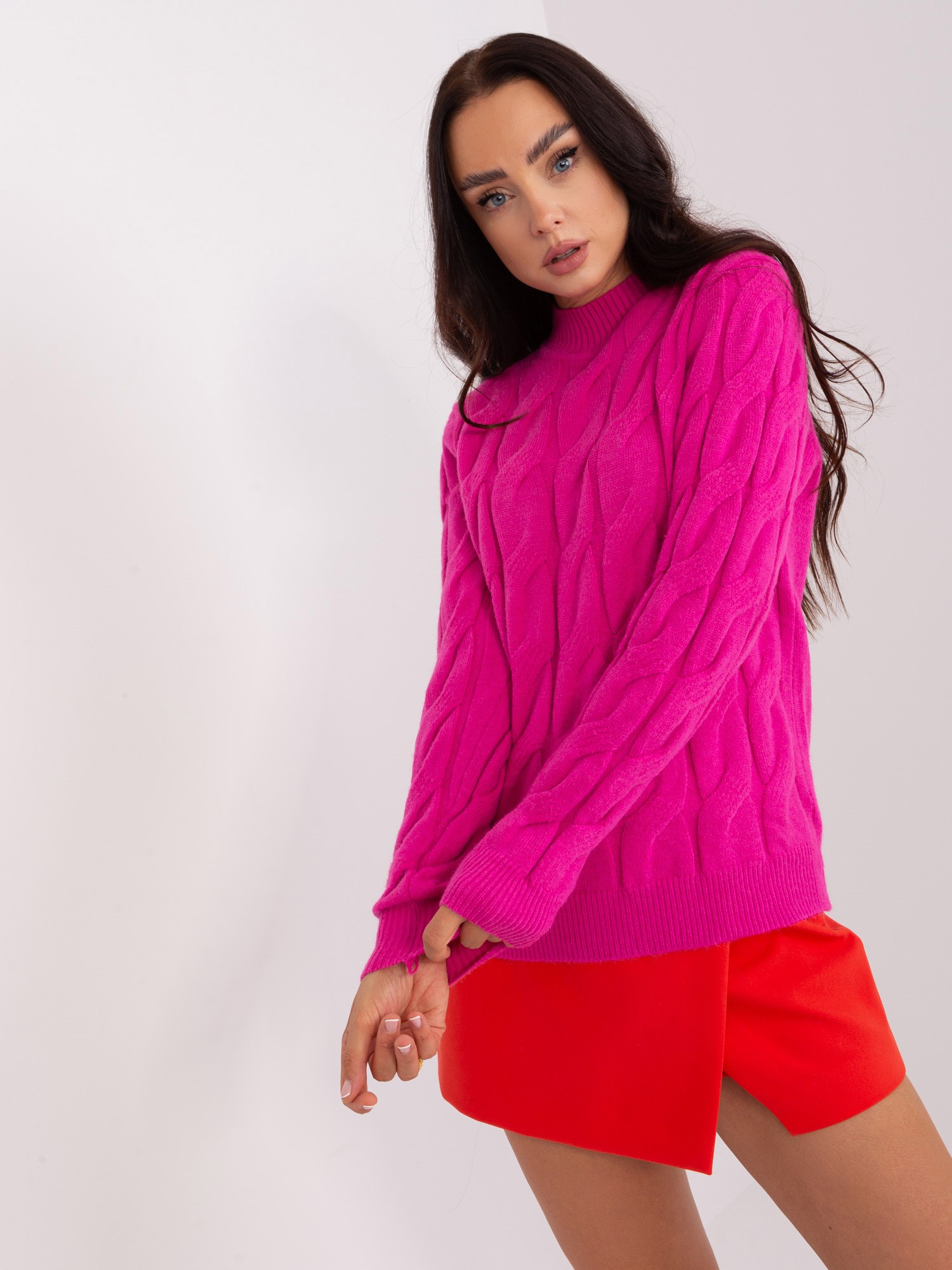 Sweater-AT-SW-2235.00P-Fuchsia